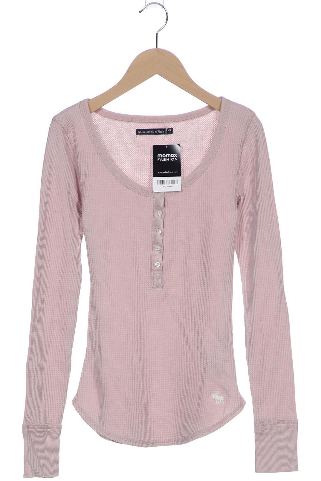 

Abercrombie & Fitch Damen Langarmshirt, pink, Gr. 34