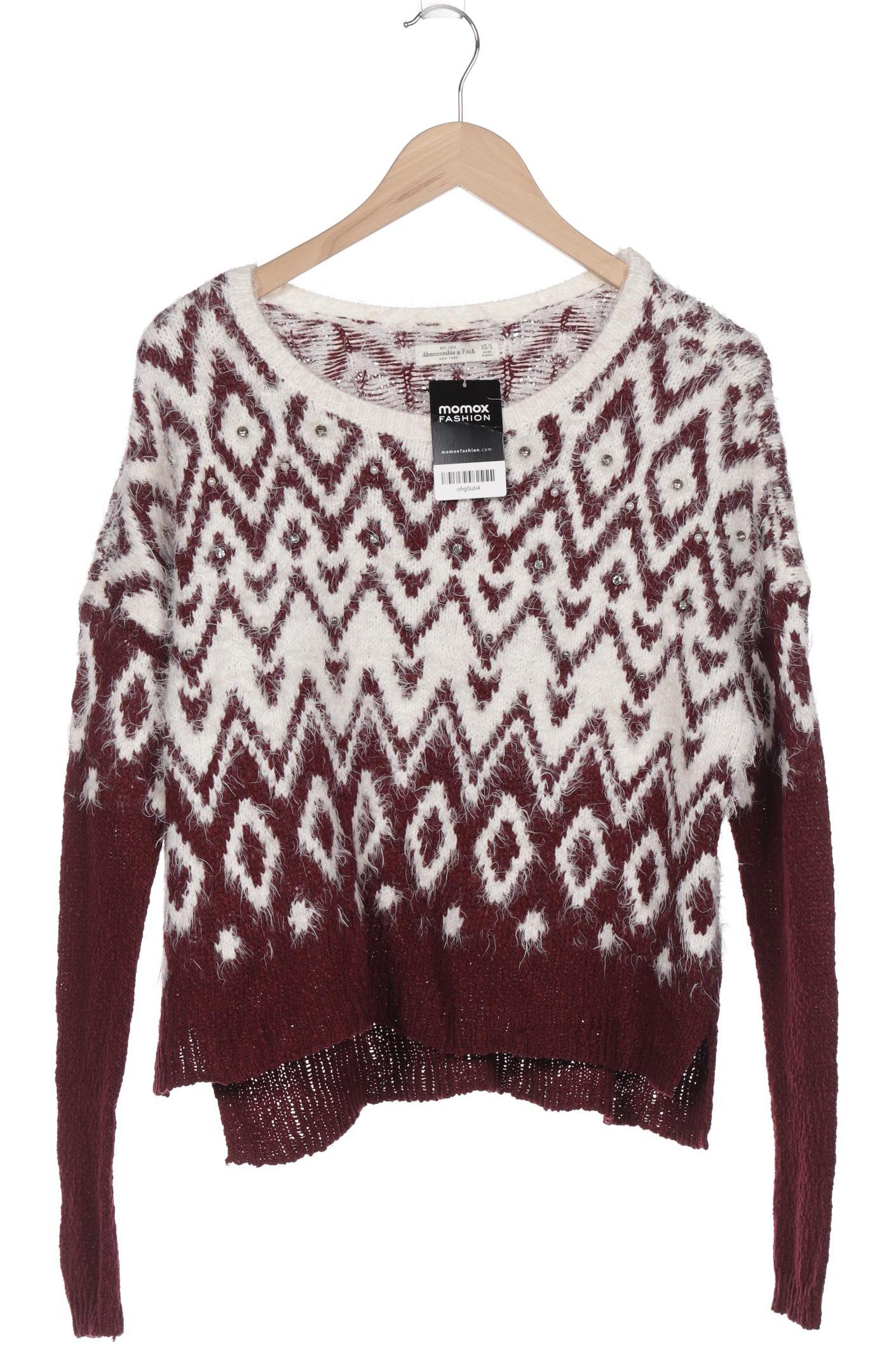 

Abercrombie & Fitch Damen Pullover, bordeaux, Gr. 34