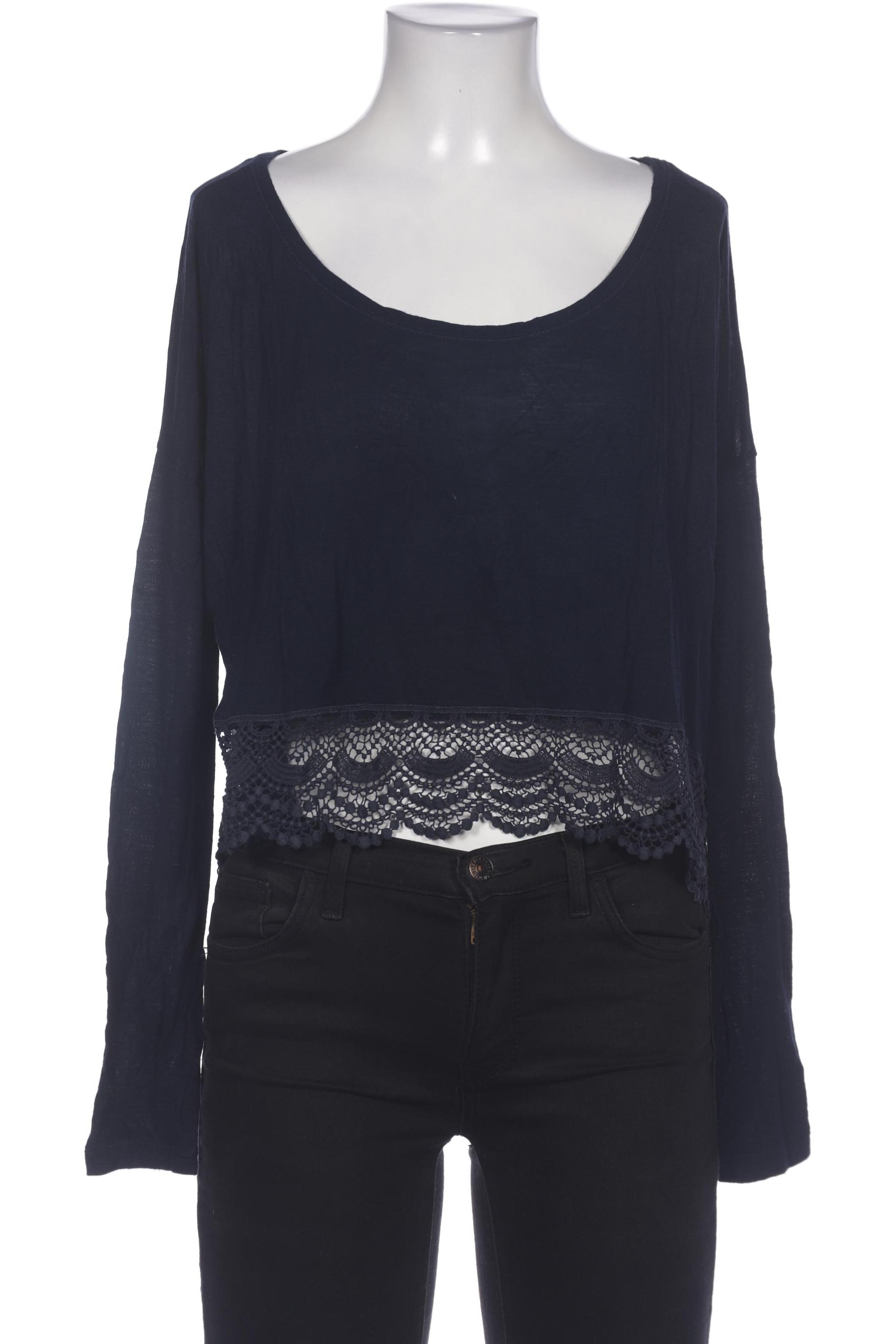 

Abercrombie & Fitch Damen Langarmshirt, marineblau, Gr. 36