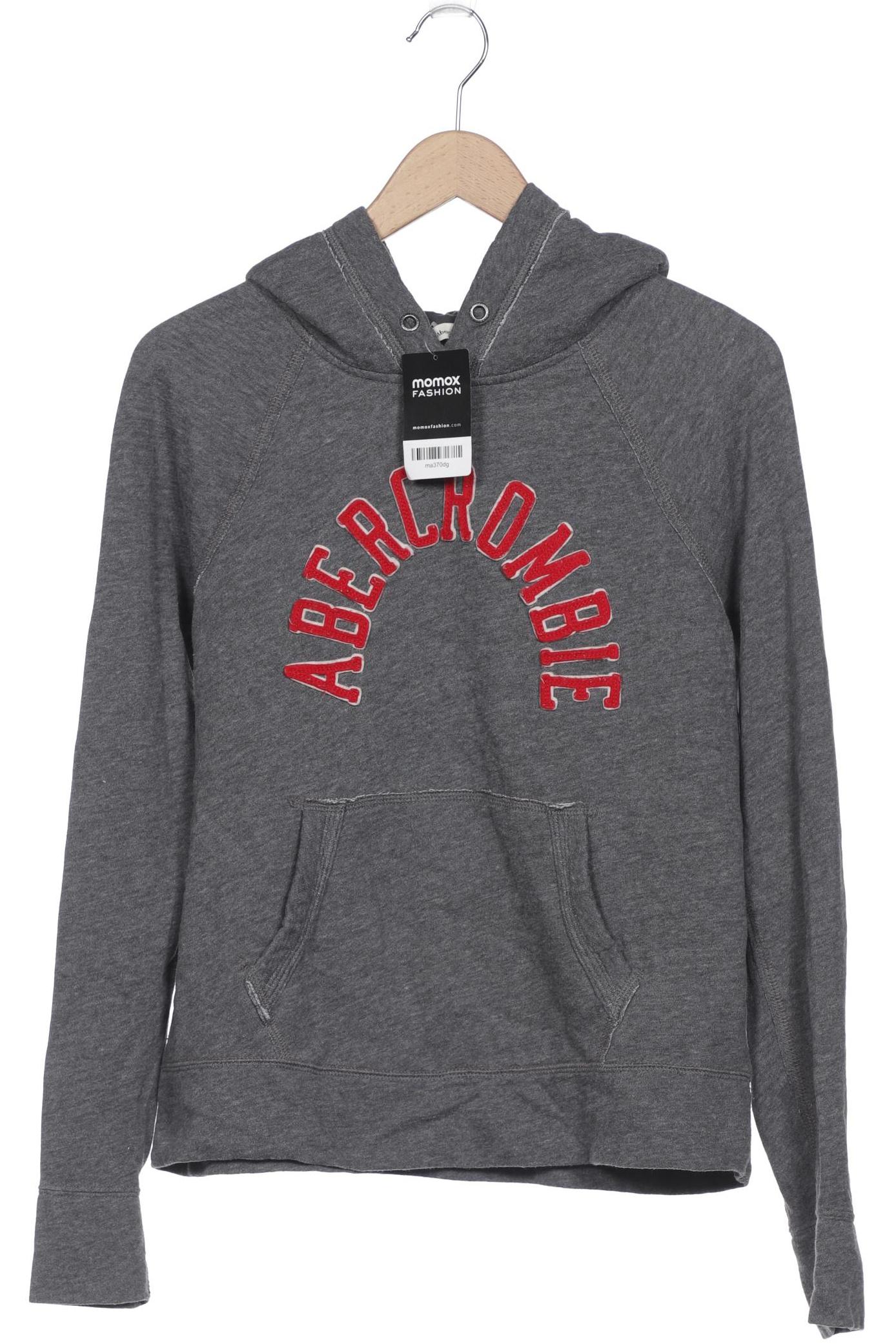 

Abercrombie & Fitch Damen Kapuzenpullover, grau