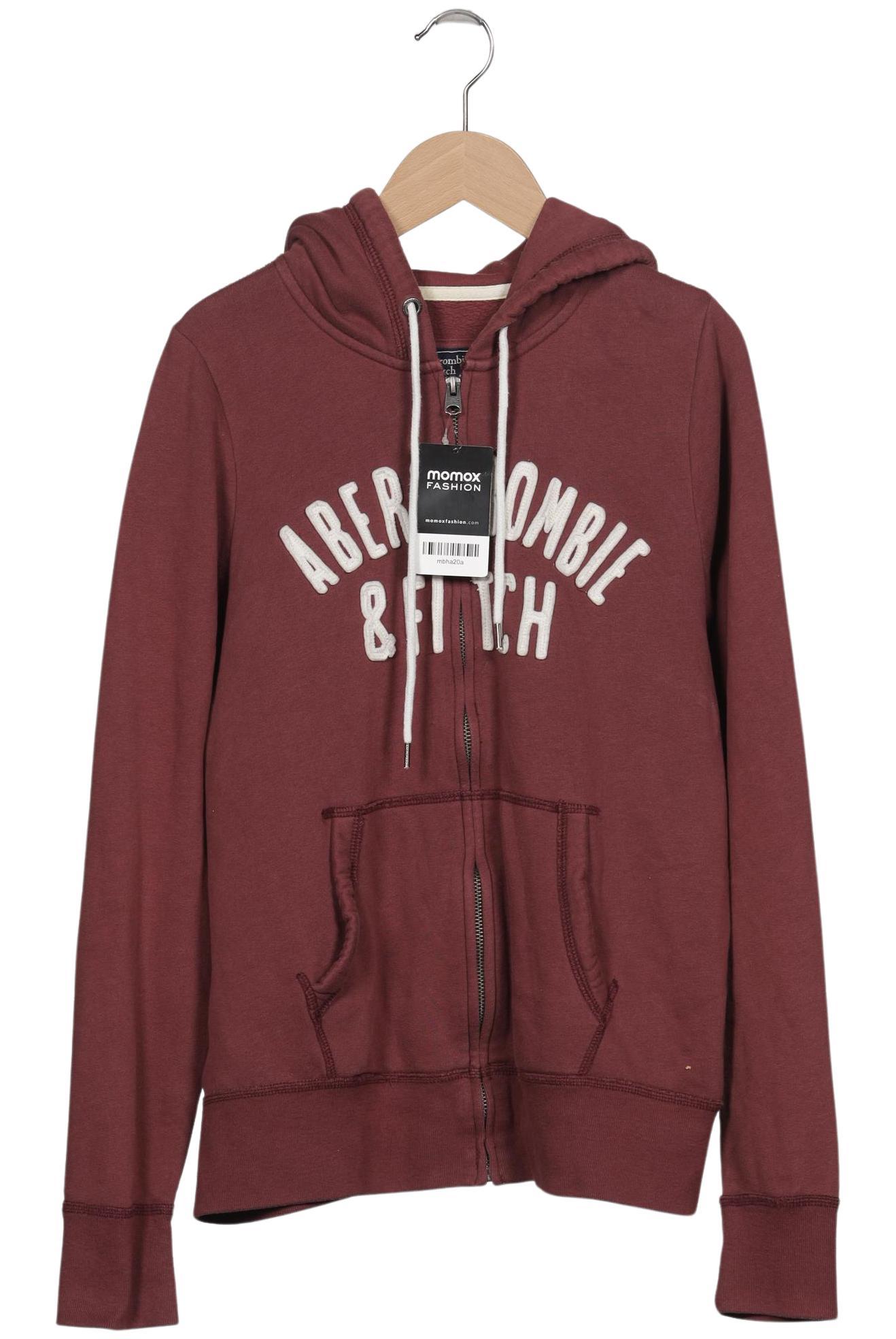 

Abercrombie & Fitch Damen Kapuzenpullover, bordeaux, Gr. 38