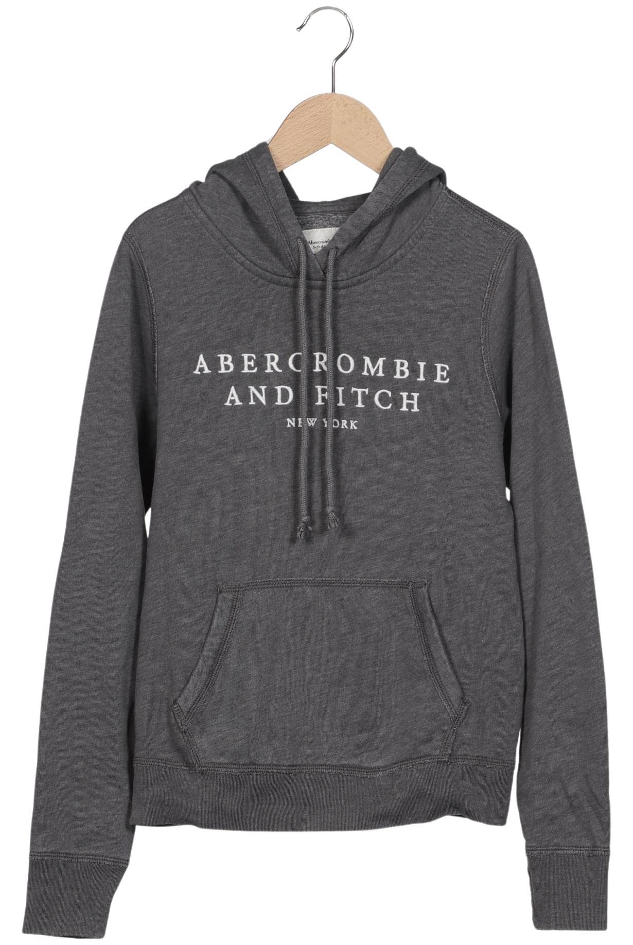 

Abercrombie & Fitch Damen Kapuzenpullover, grau, Gr. 36