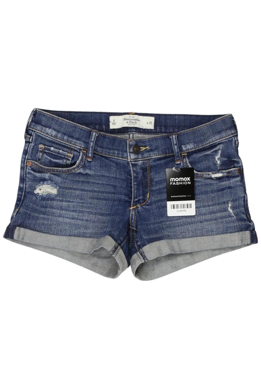 

Abercrombie & Fitch Damen Shorts, blau, Gr. 25