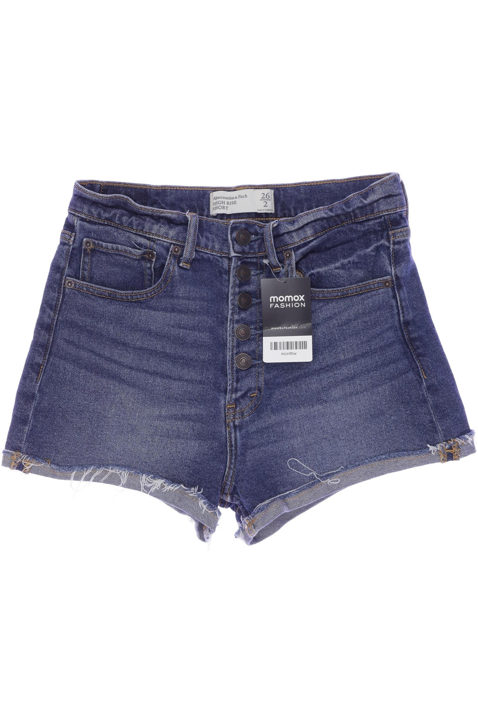 

Abercrombie & Fitch Damen Shorts, blau, Gr. 26