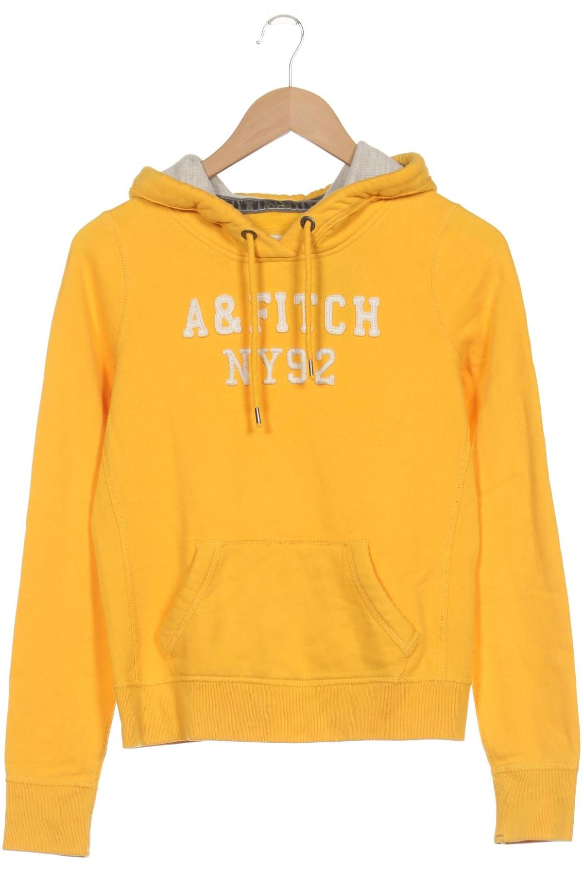 

Abercrombie & Fitch Damen Kapuzenpullover, gelb, Gr. 36