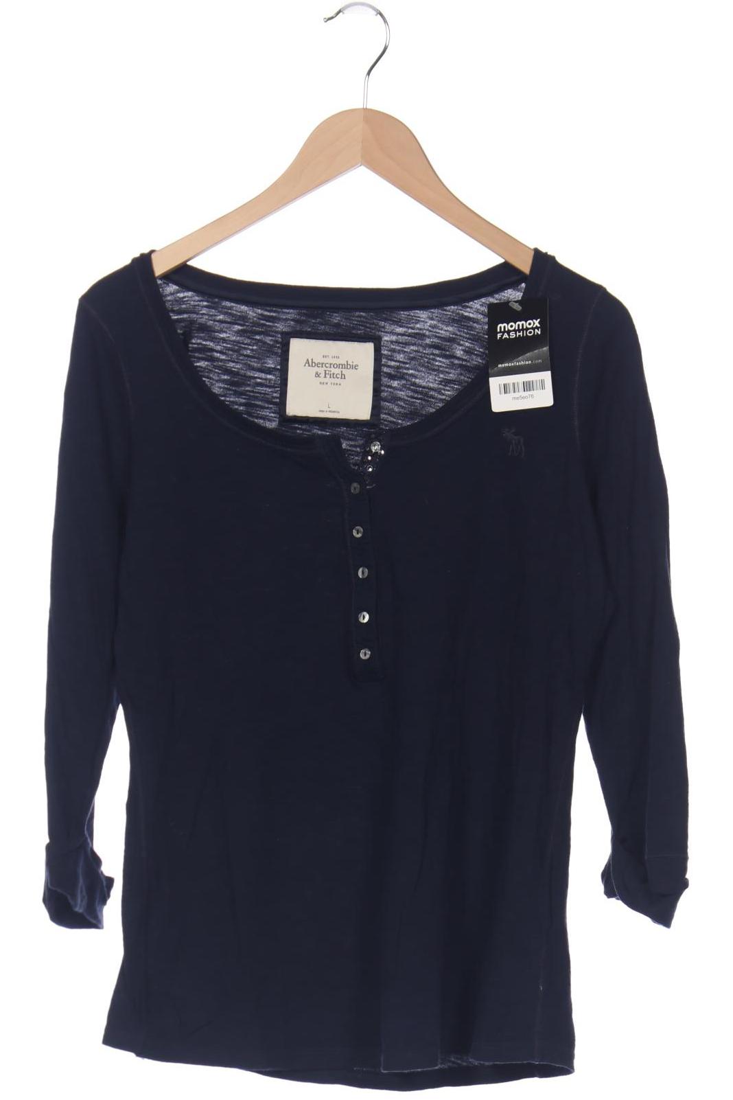 

Abercrombie & Fitch Damen Langarmshirt, marineblau
