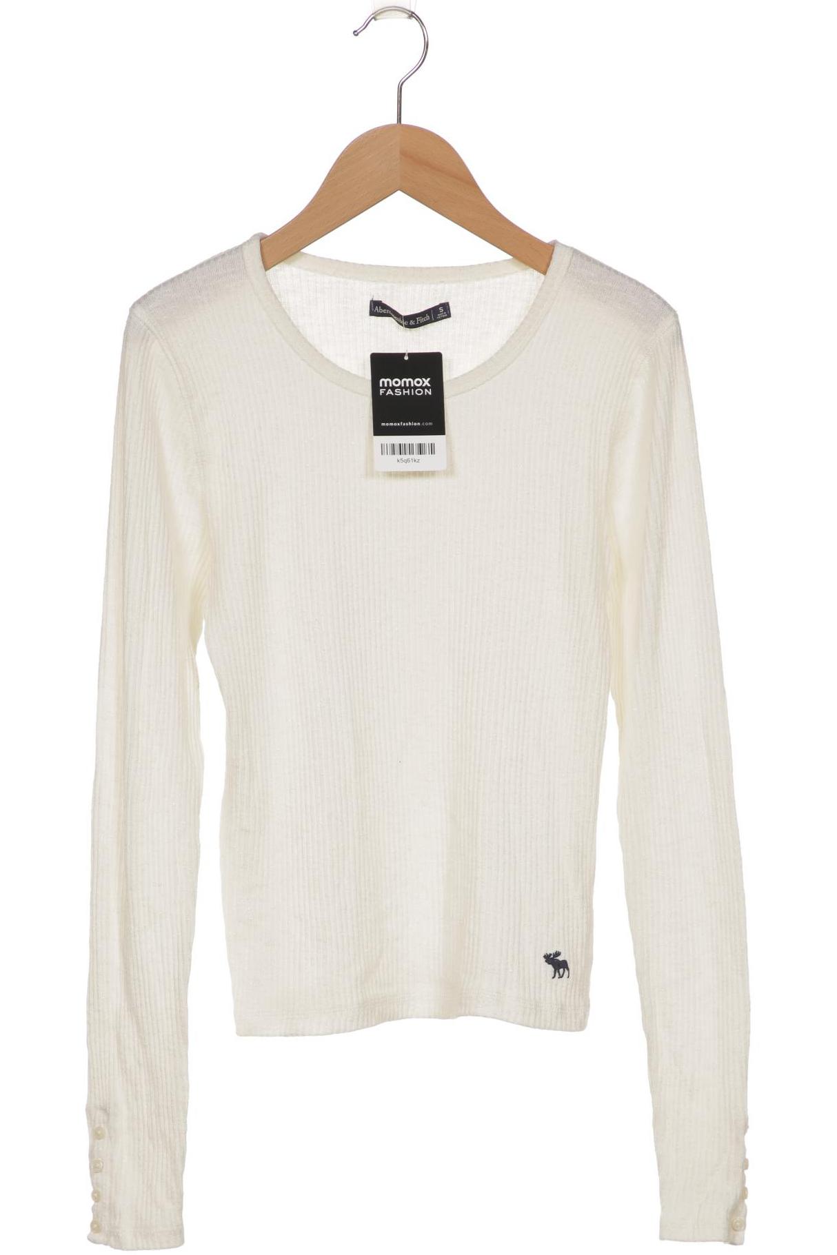 

Abercrombie & Fitch Damen Langarmshirt, cremeweiß