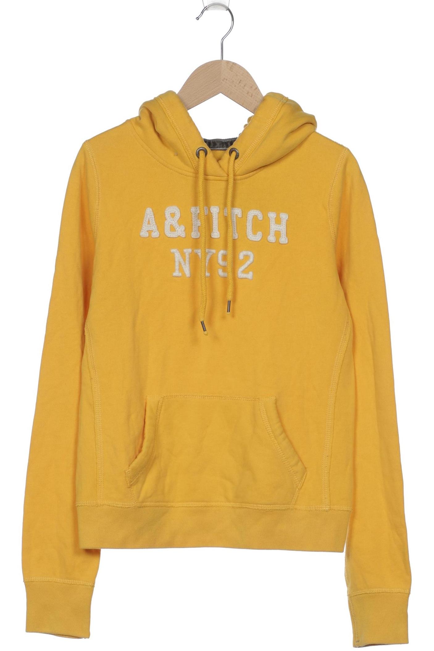 

Abercrombie & Fitch Damen Kapuzenpullover, gelb, Gr. 36