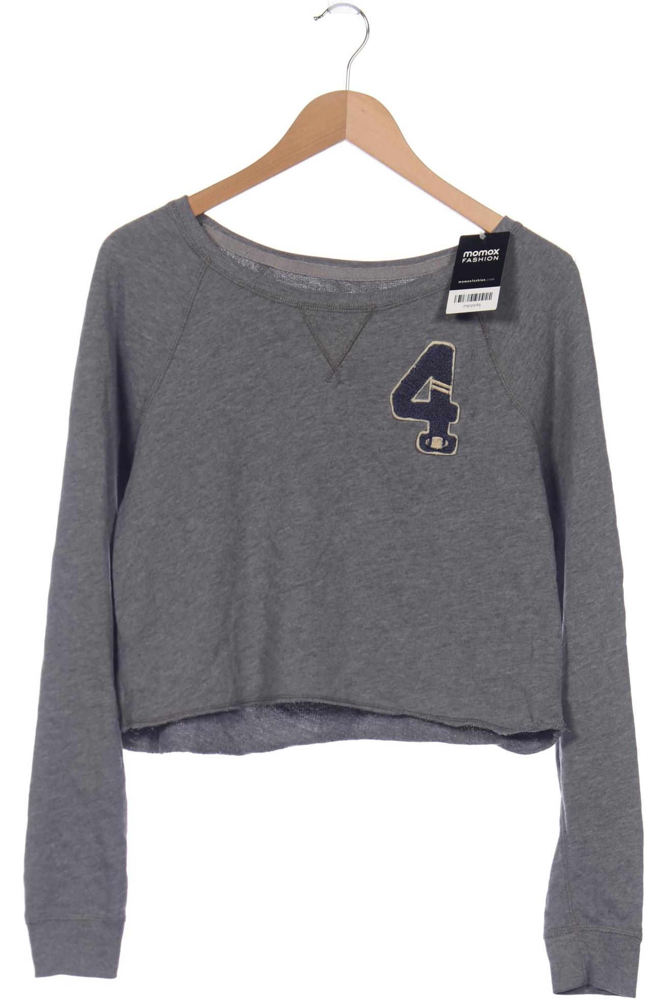 

Abercrombie & Fitch Damen Langarmshirt, grau
