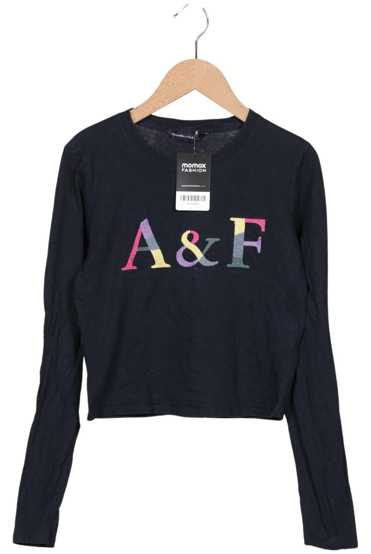 

Abercrombie & Fitch Damen Langarmshirt, marineblau, Gr. 34