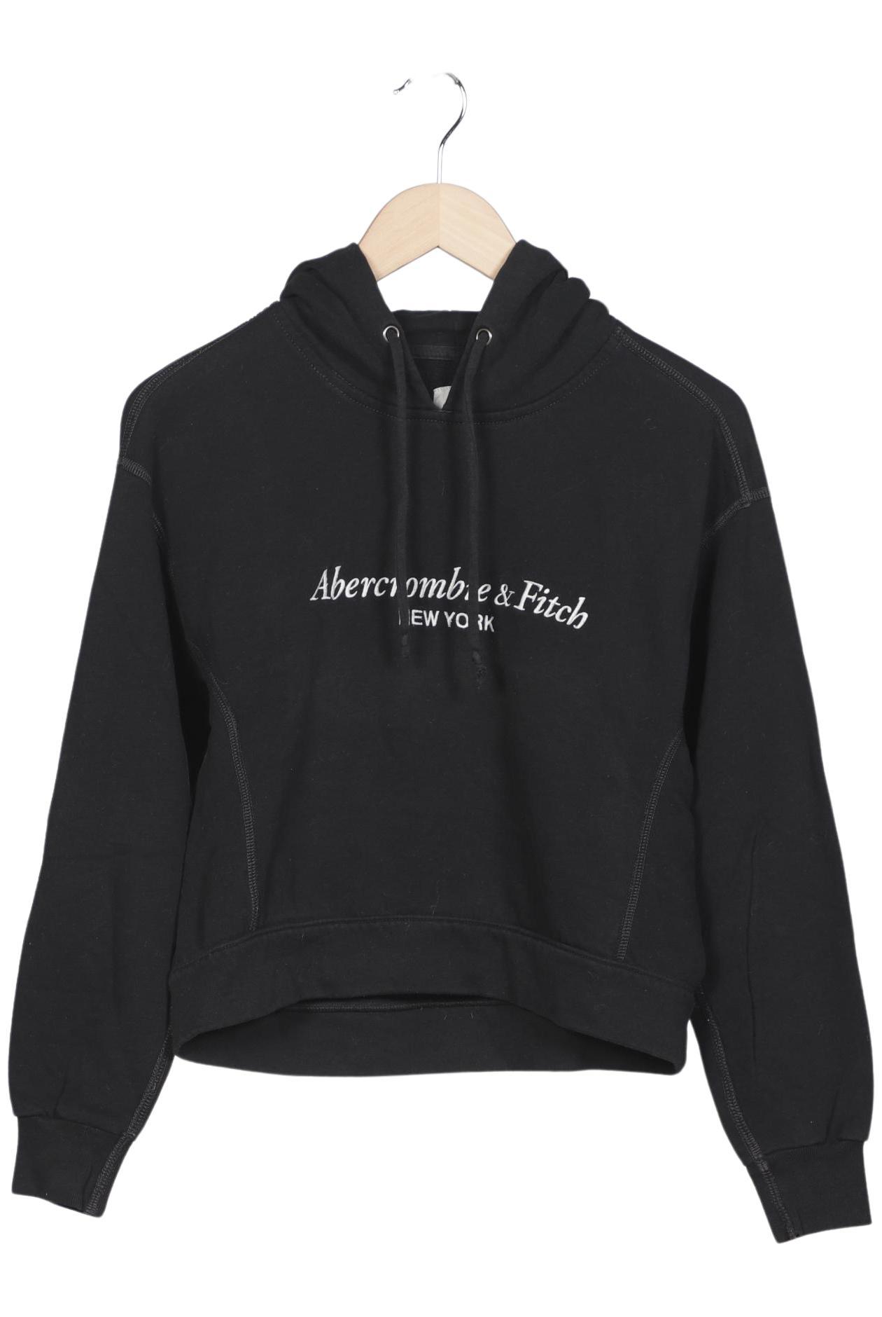 

Abercrombie & Fitch Damen Kapuzenpullover, schwarz, Gr. 34