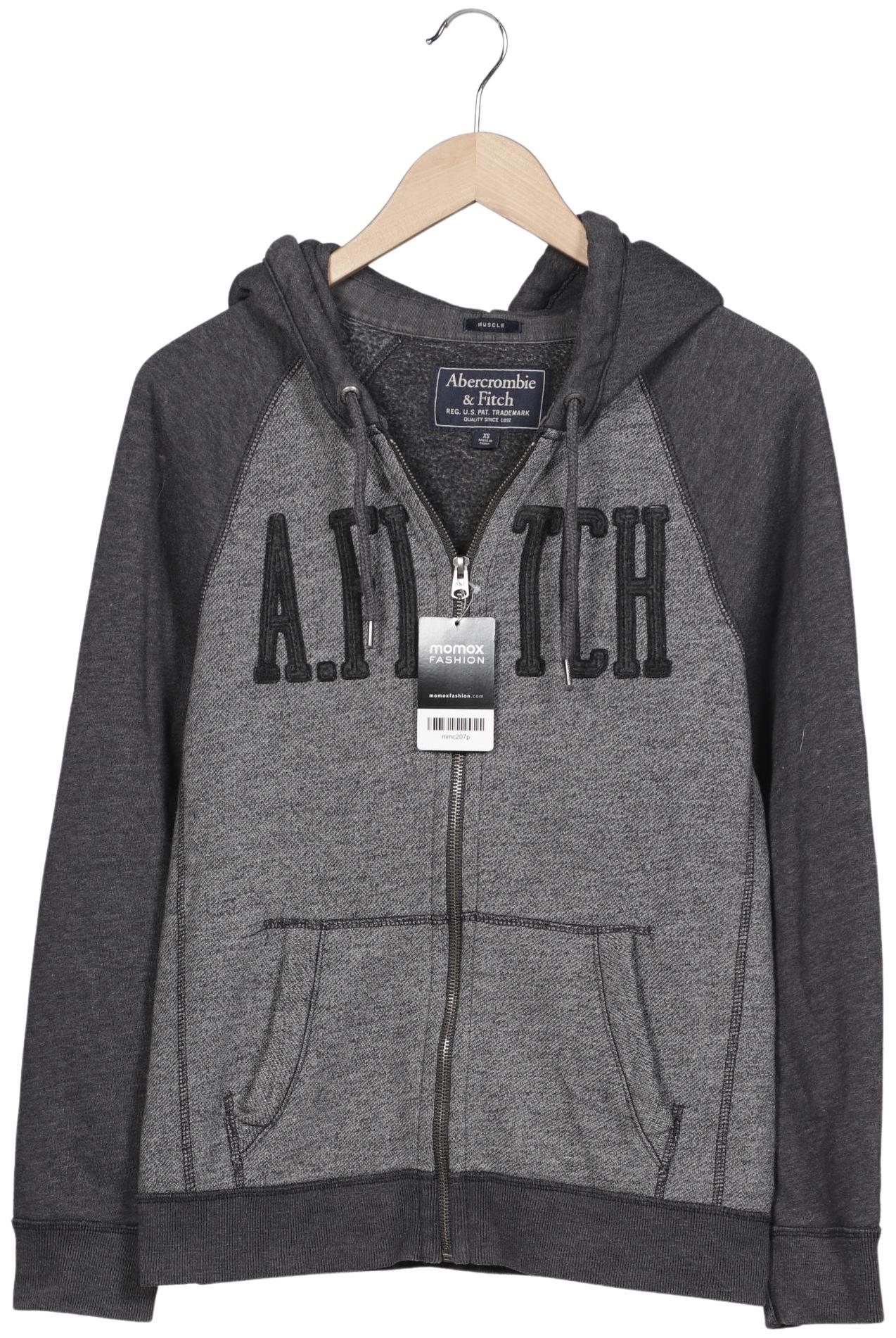 

Abercrombie & Fitch Damen Kapuzenpullover, grau, Gr. 34