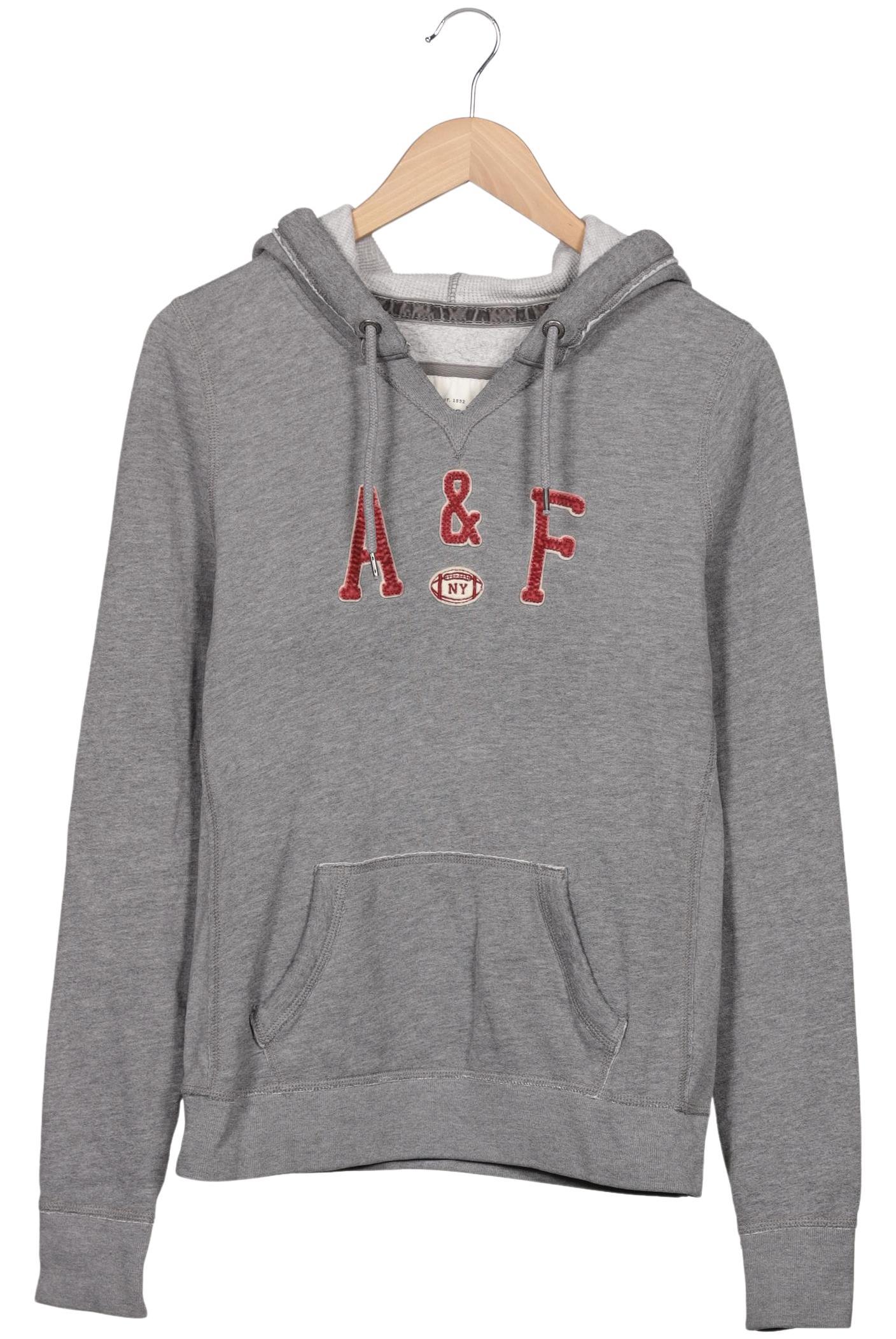 

Abercrombie & Fitch Damen Kapuzenpullover, grau, Gr. 42
