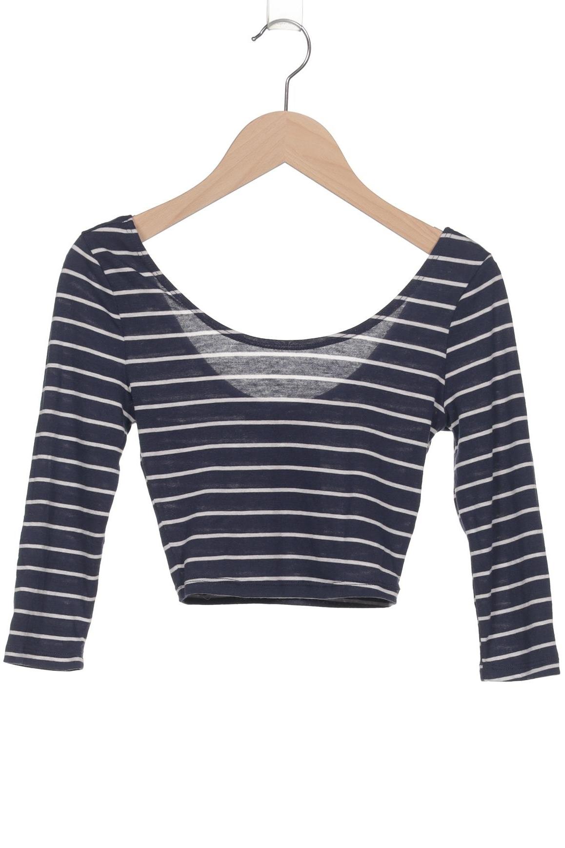 

Abercrombie & Fitch Damen Langarmshirt, marineblau, Gr. 34