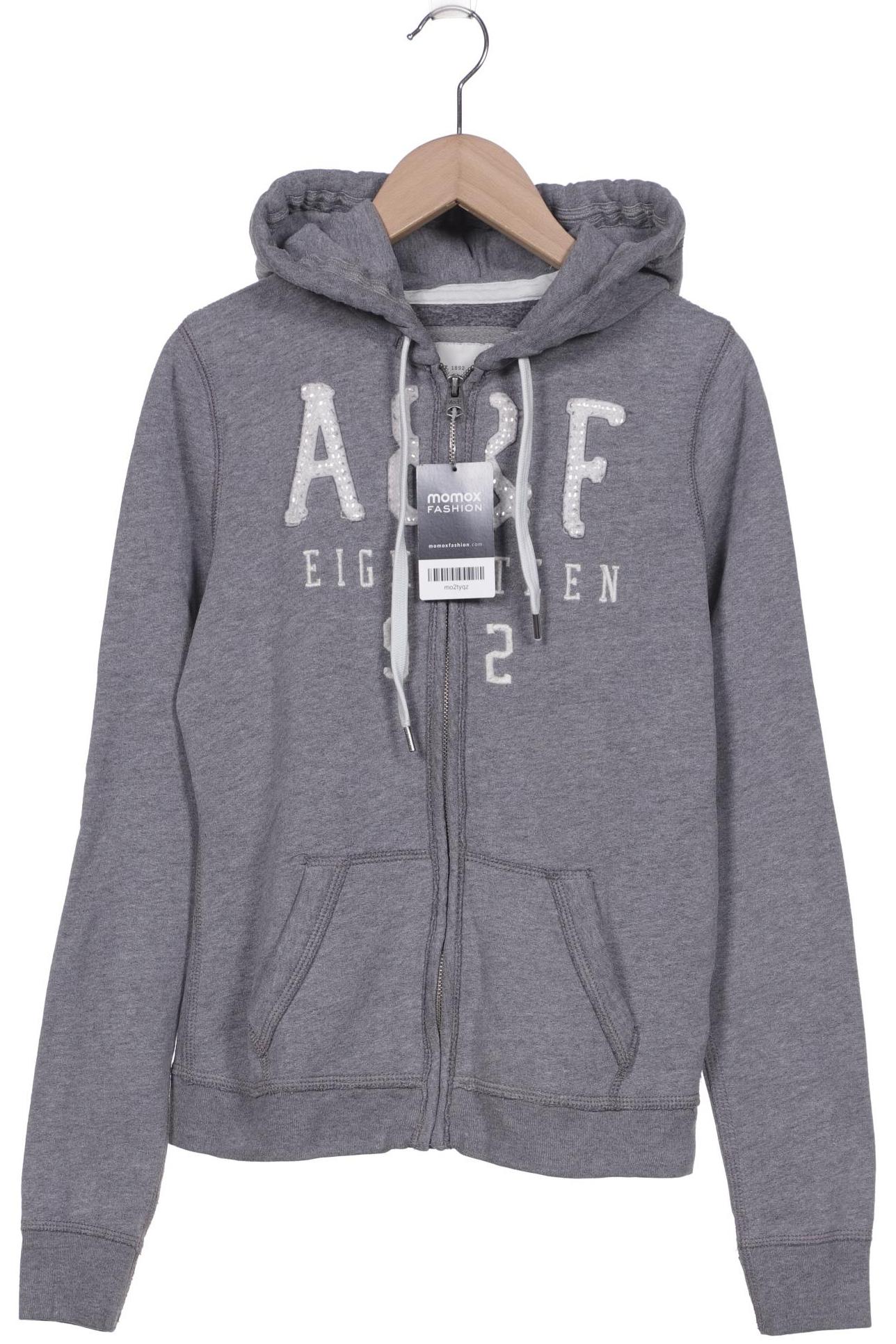 

Abercrombie & Fitch Damen Kapuzenpullover, grau