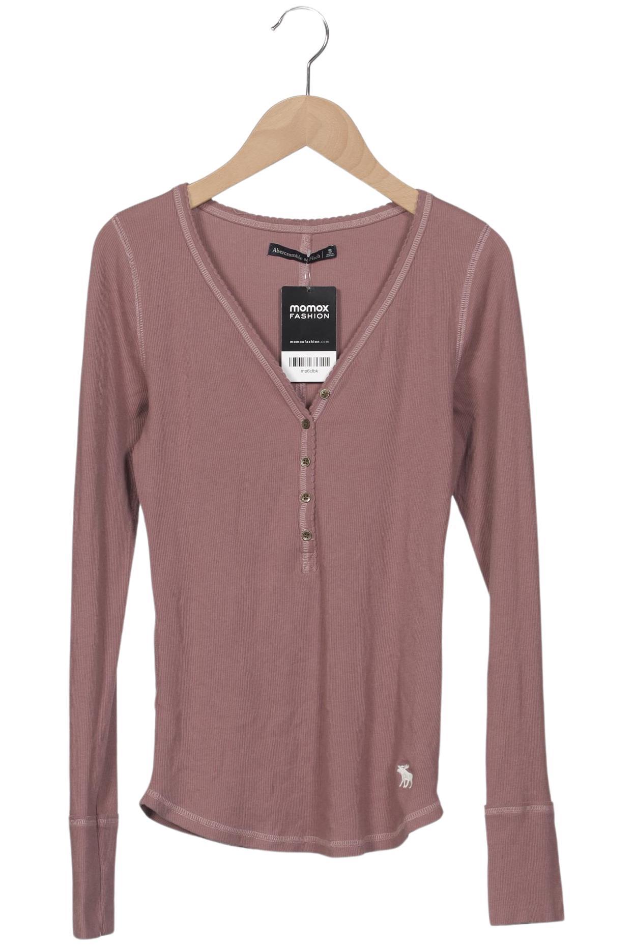 

Abercrombie & Fitch Damen Langarmshirt, pink, Gr. 36