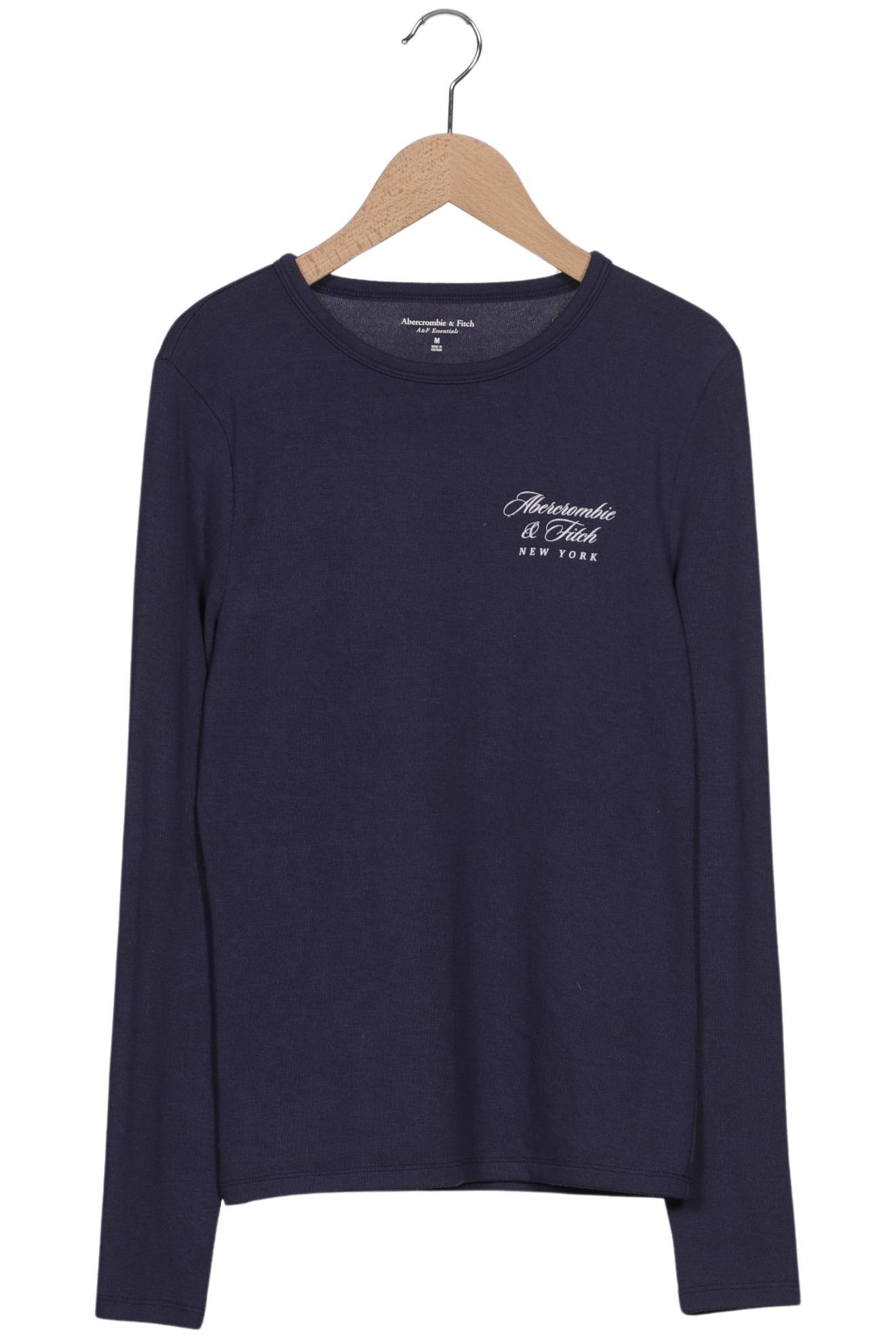 

Abercrombie & Fitch Damen Langarmshirt, marineblau, Gr. 38