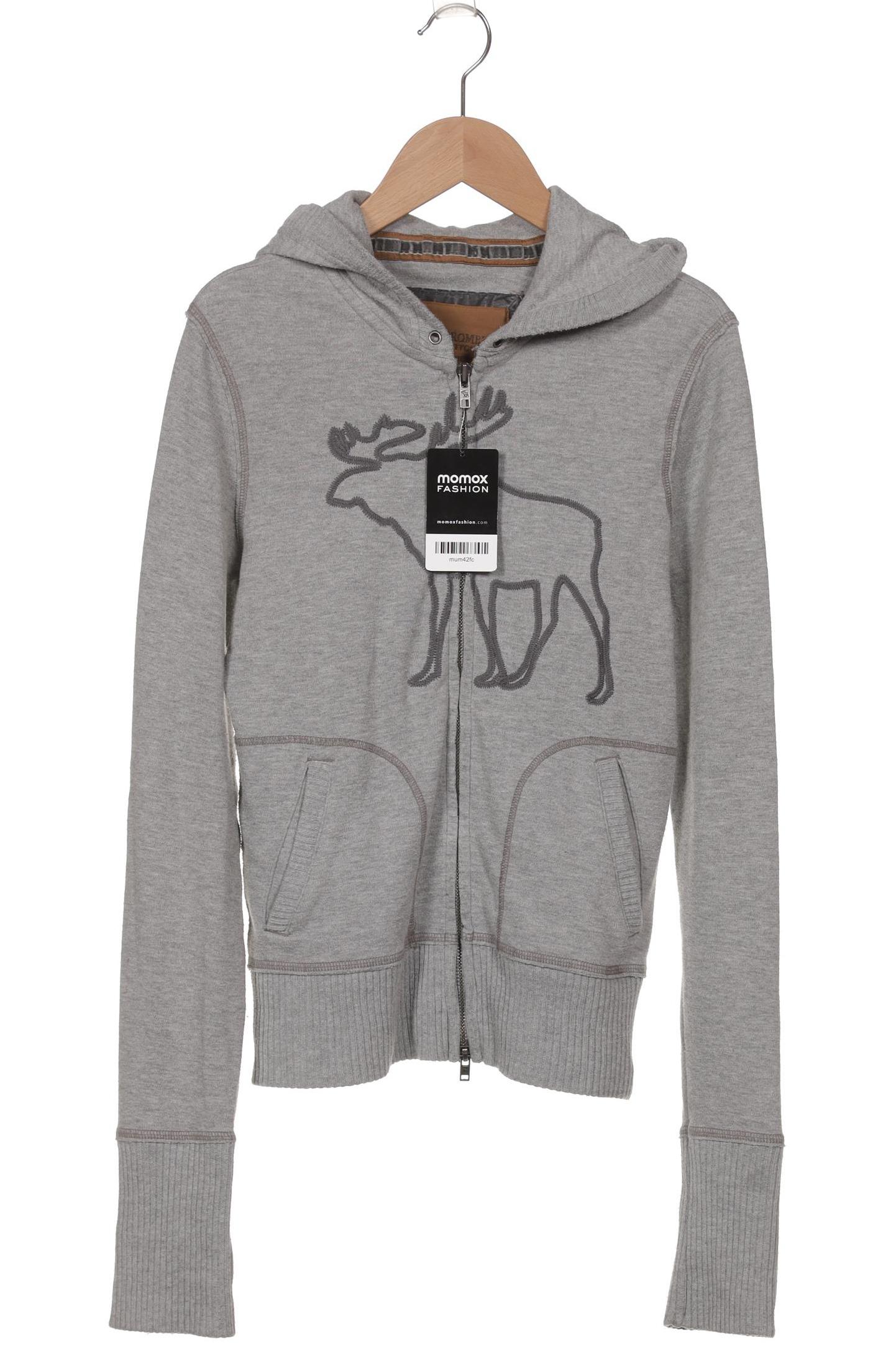 

Abercrombie & Fitch Damen Kapuzenpullover, grau, Gr. 42