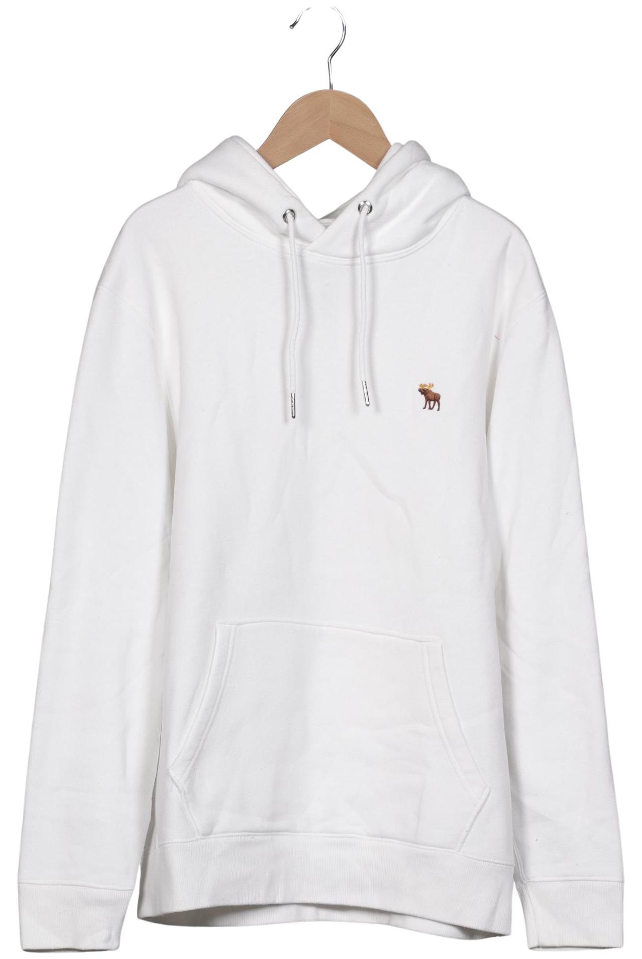 

Abercrombie & Fitch Damen Kapuzenpullover, weiß, Gr. 36