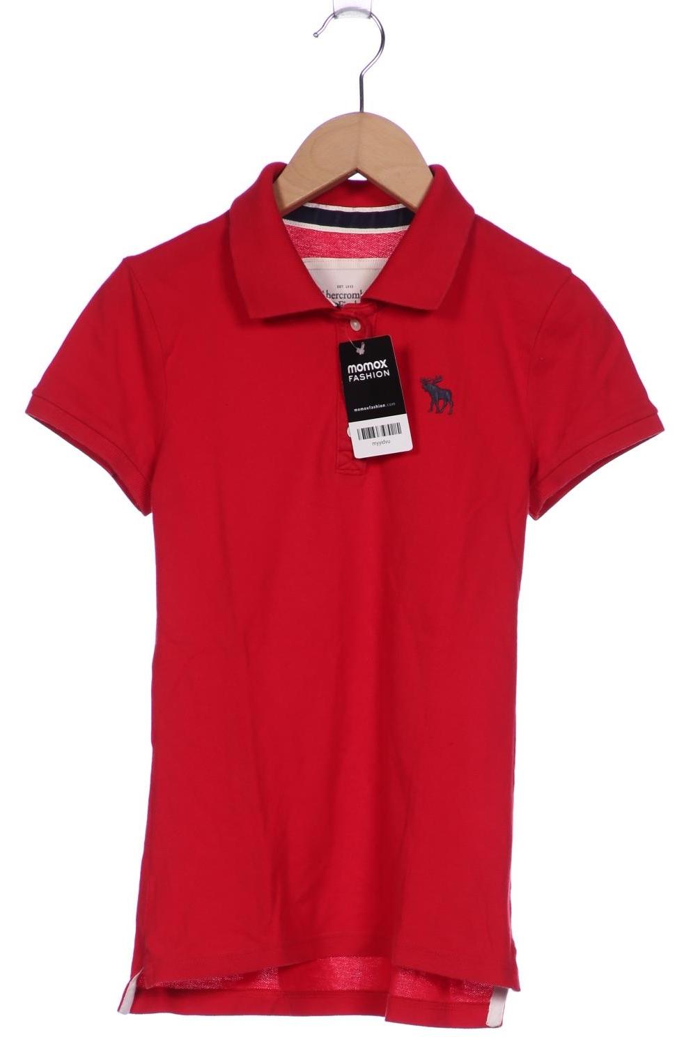 

Abercrombie & Fitch Damen Poloshirt, rot, Gr. 34