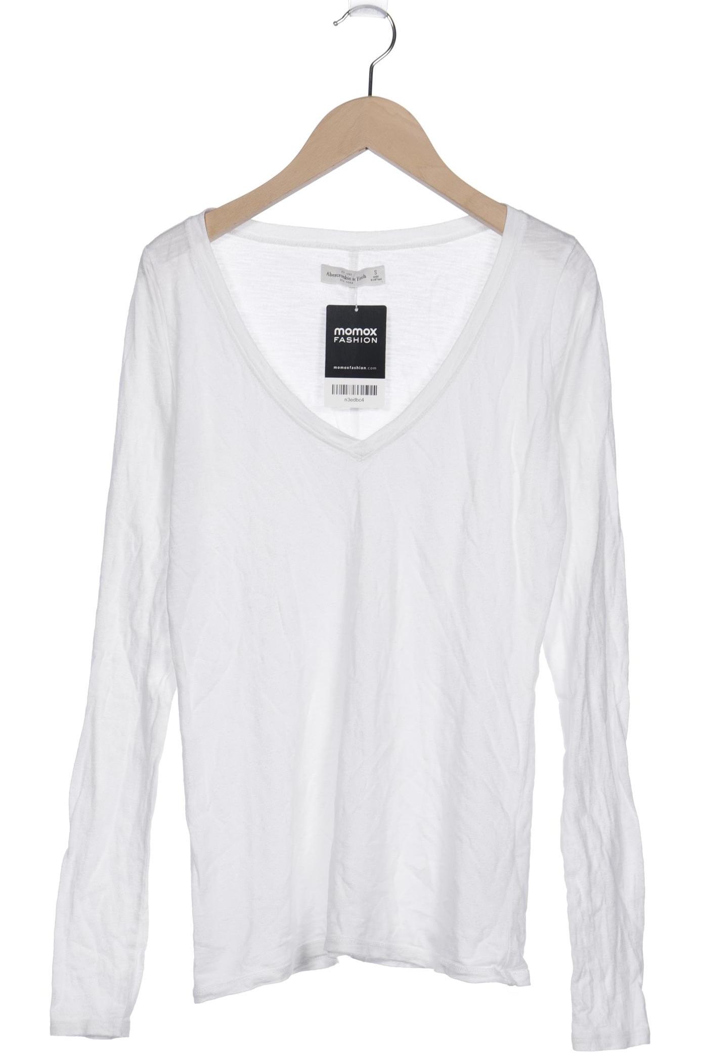 

Abercrombie & Fitch Damen Langarmshirt, weiß