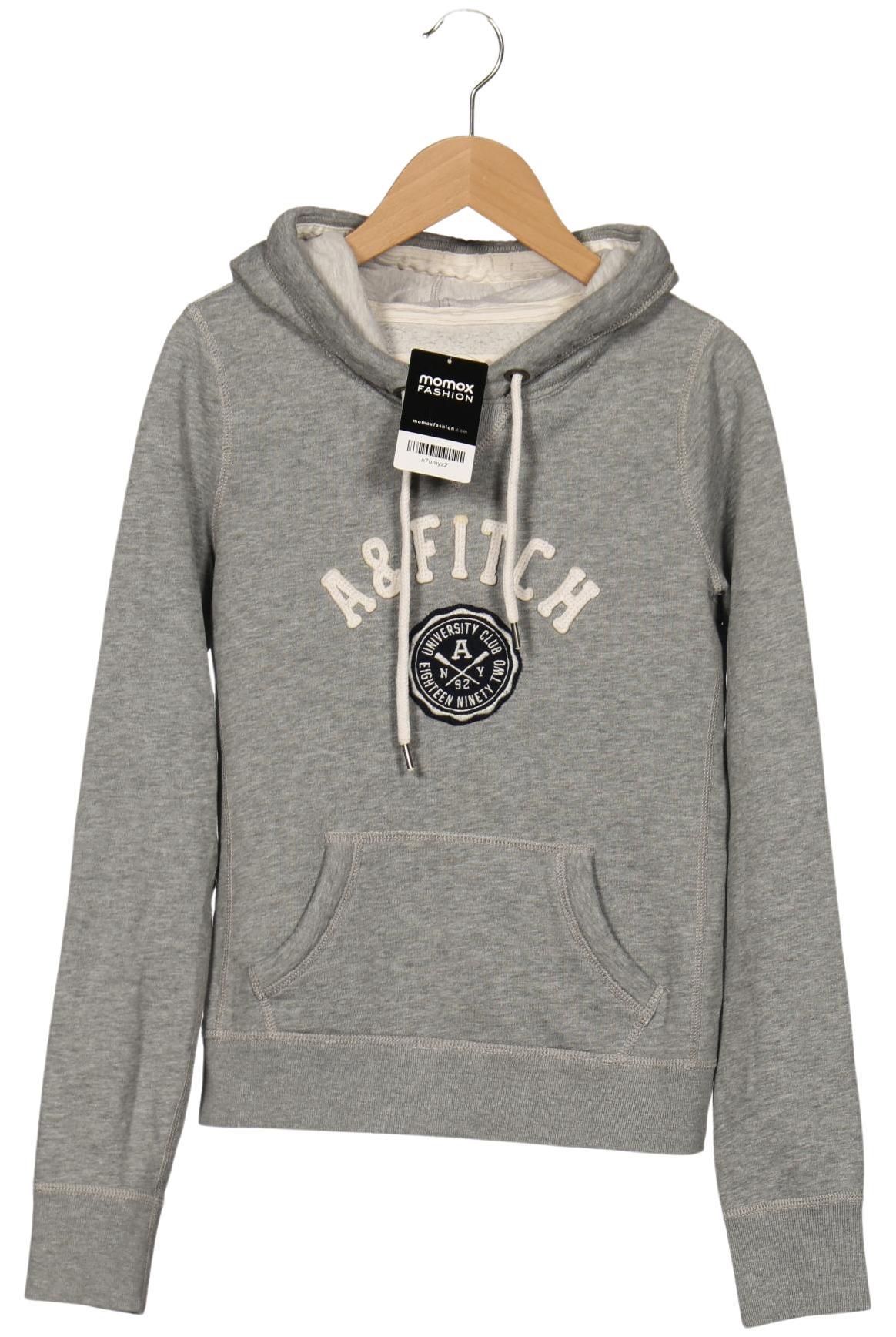 

Abercrombie & Fitch Damen Kapuzenpullover, grau, Gr. 34