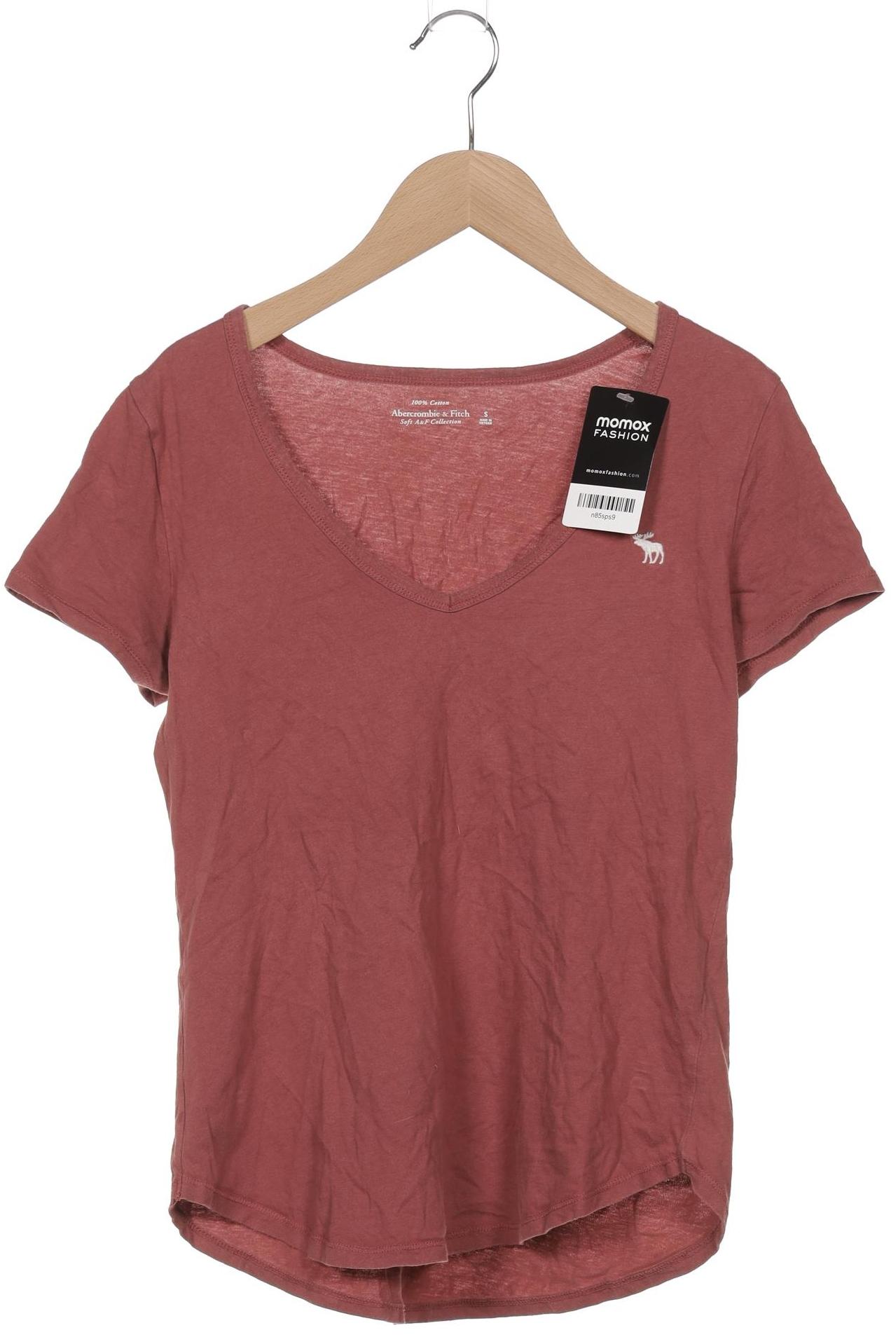 

Abercrombie & Fitch Damen T-Shirt, bordeaux, Gr. 36