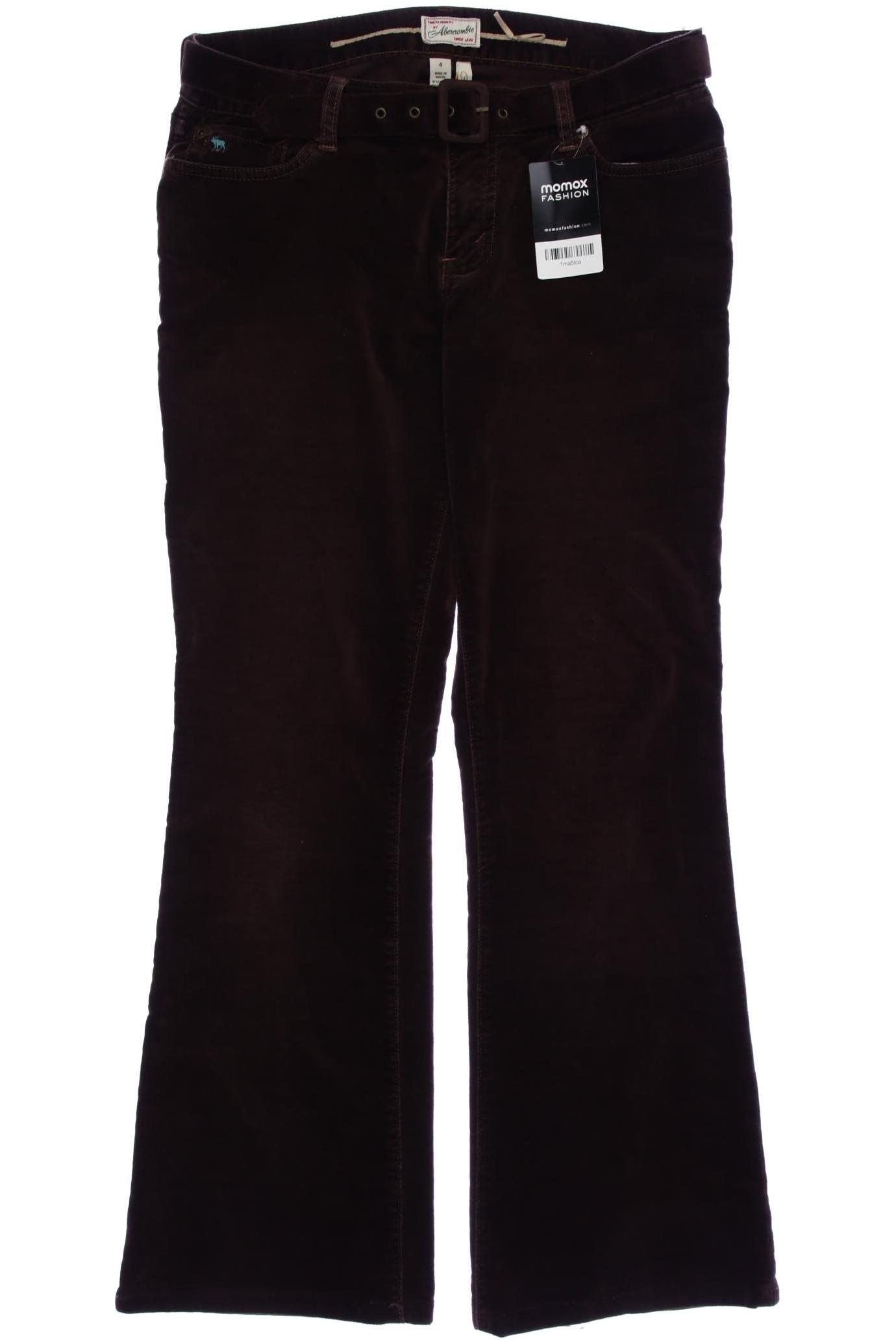 

Abercrombie & Fitch Damen Stoffhose, braun, Gr. 4