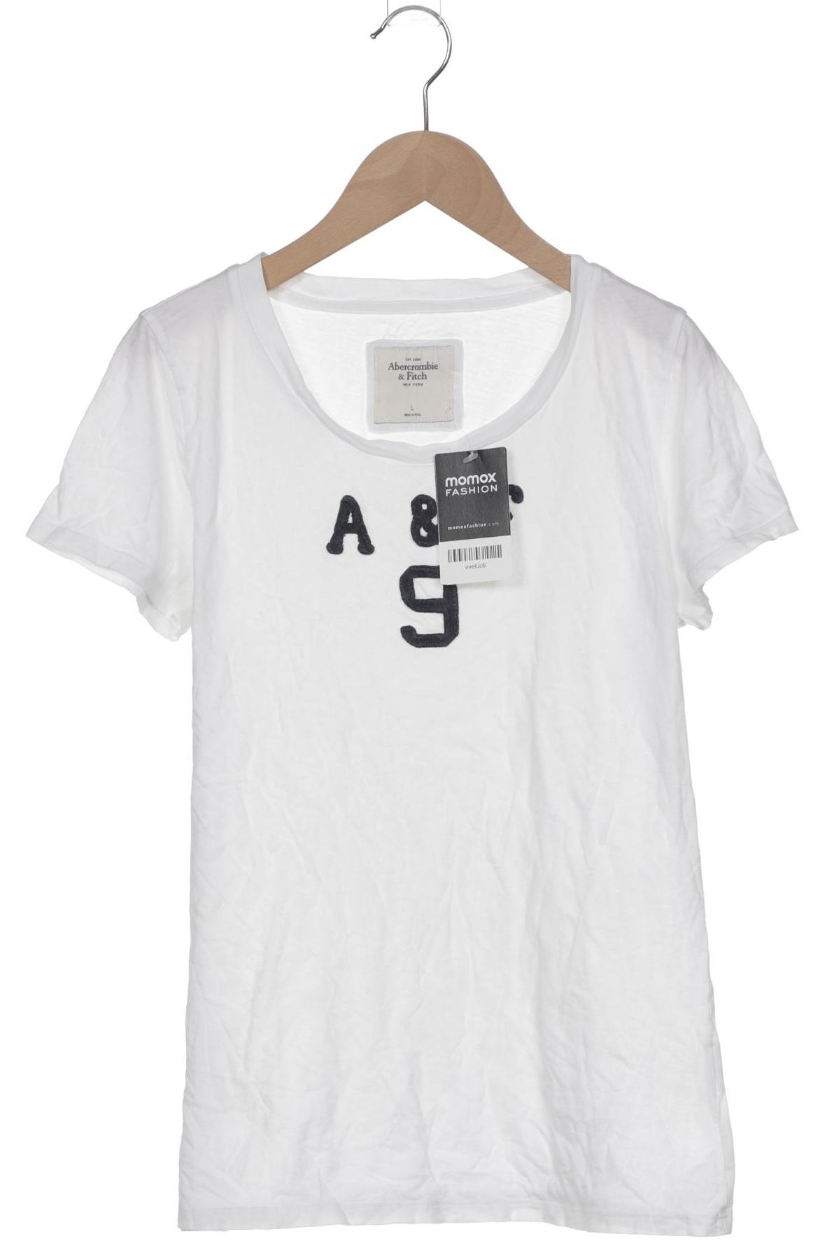 

Abercrombie & Fitch Damen T-Shirt, weiß, Gr. 42