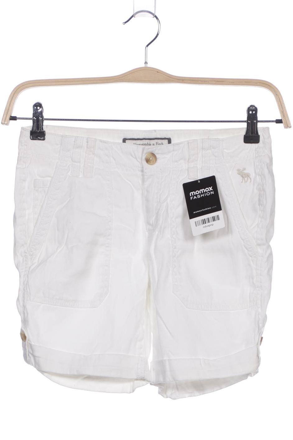 

Abercrombie & Fitch Damen Shorts, weiß, Gr. 00