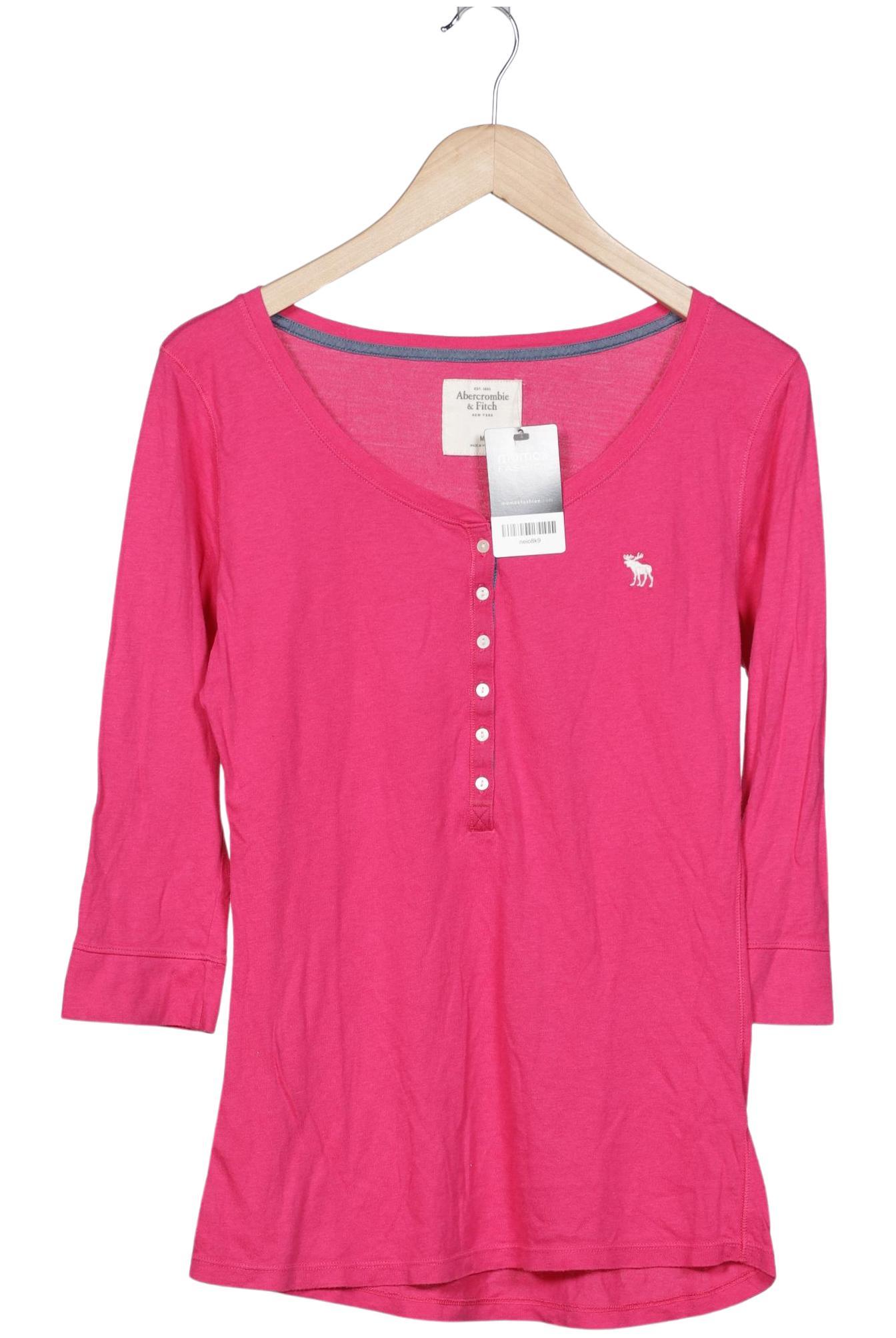 

Abercrombie & Fitch Damen Langarmshirt, pink, Gr. 38