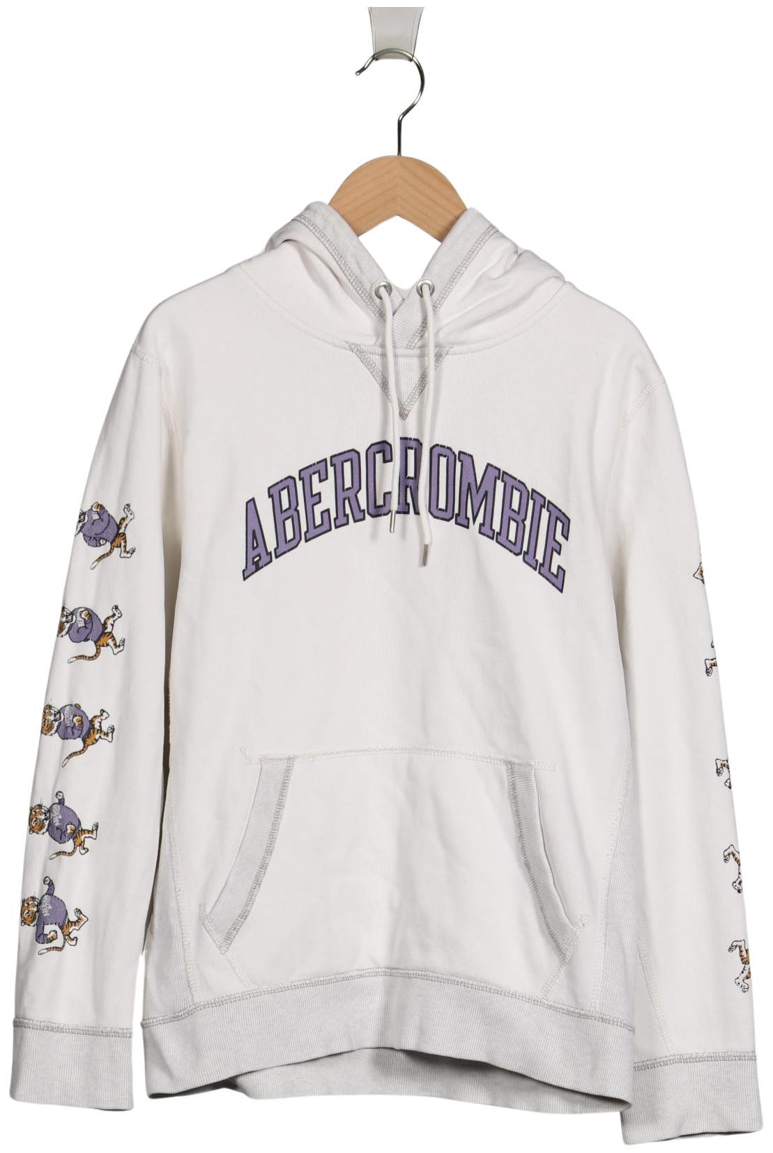 

Abercrombie & Fitch Damen Kapuzenpullover, weiß, Gr. 34