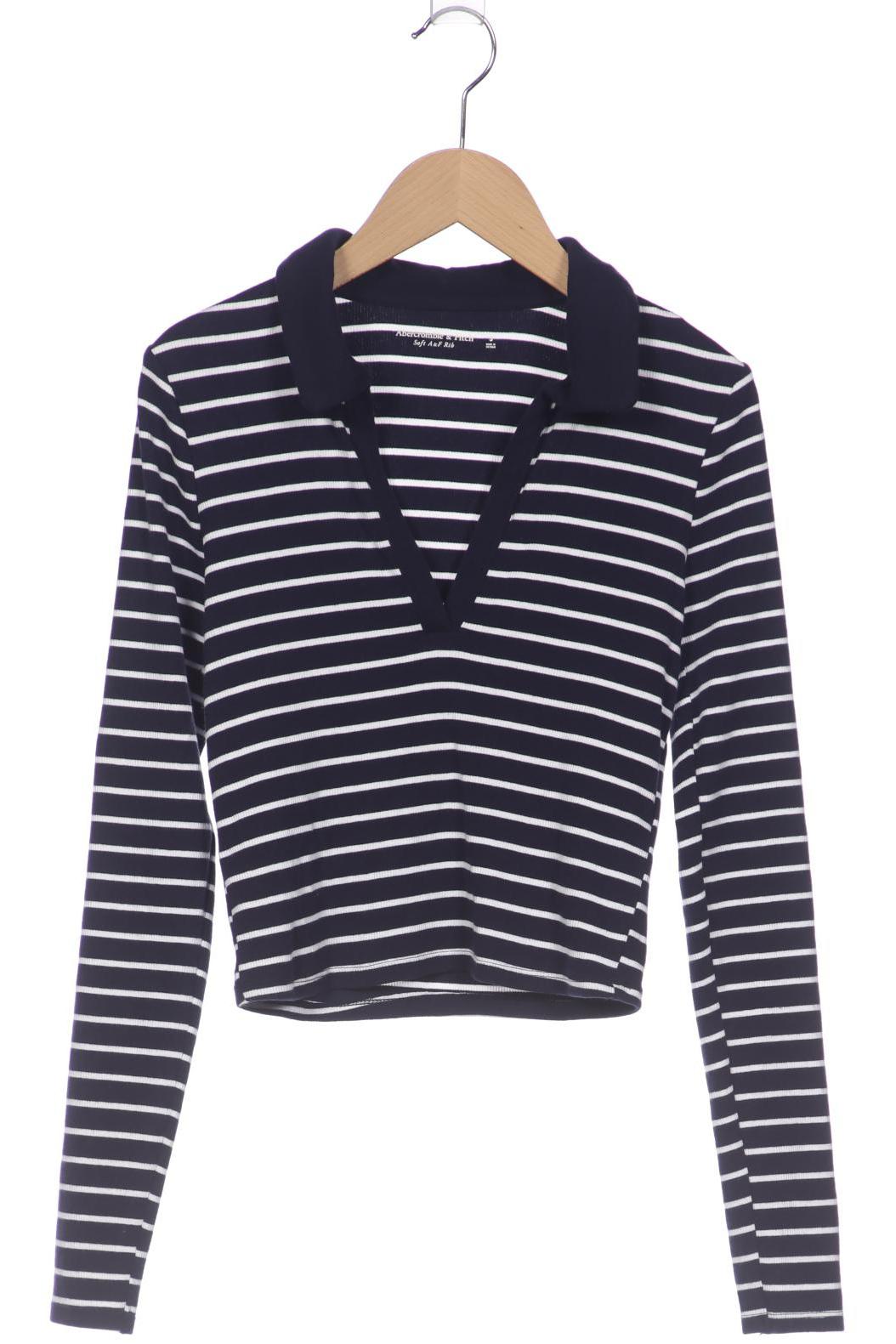 

Abercrombie & Fitch Damen Langarmshirt, marineblau, Gr. 36
