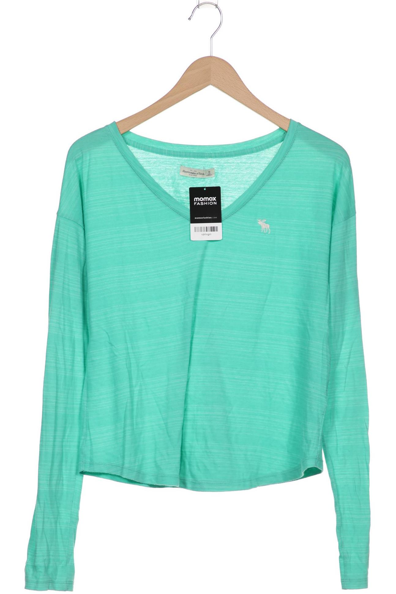 

Abercrombie & Fitch Damen Langarmshirt, türkis