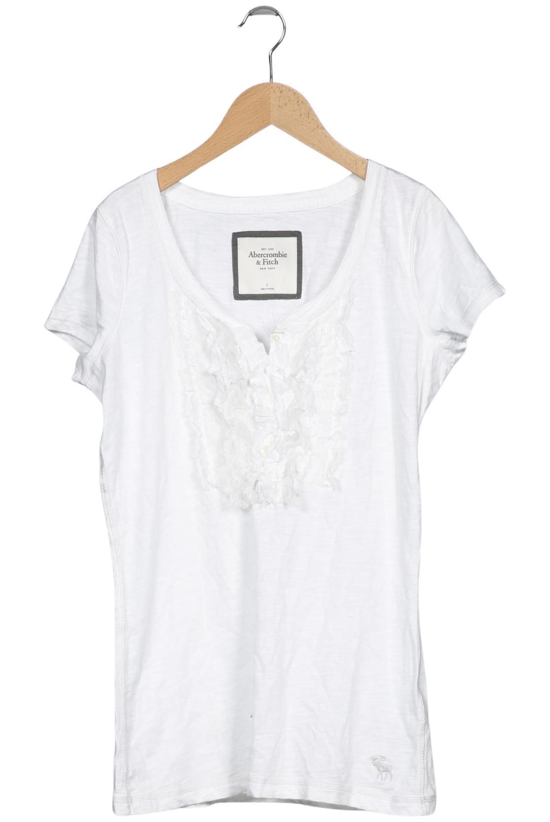 

Abercrombie & Fitch Damen T-Shirt, weiß, Gr. 42