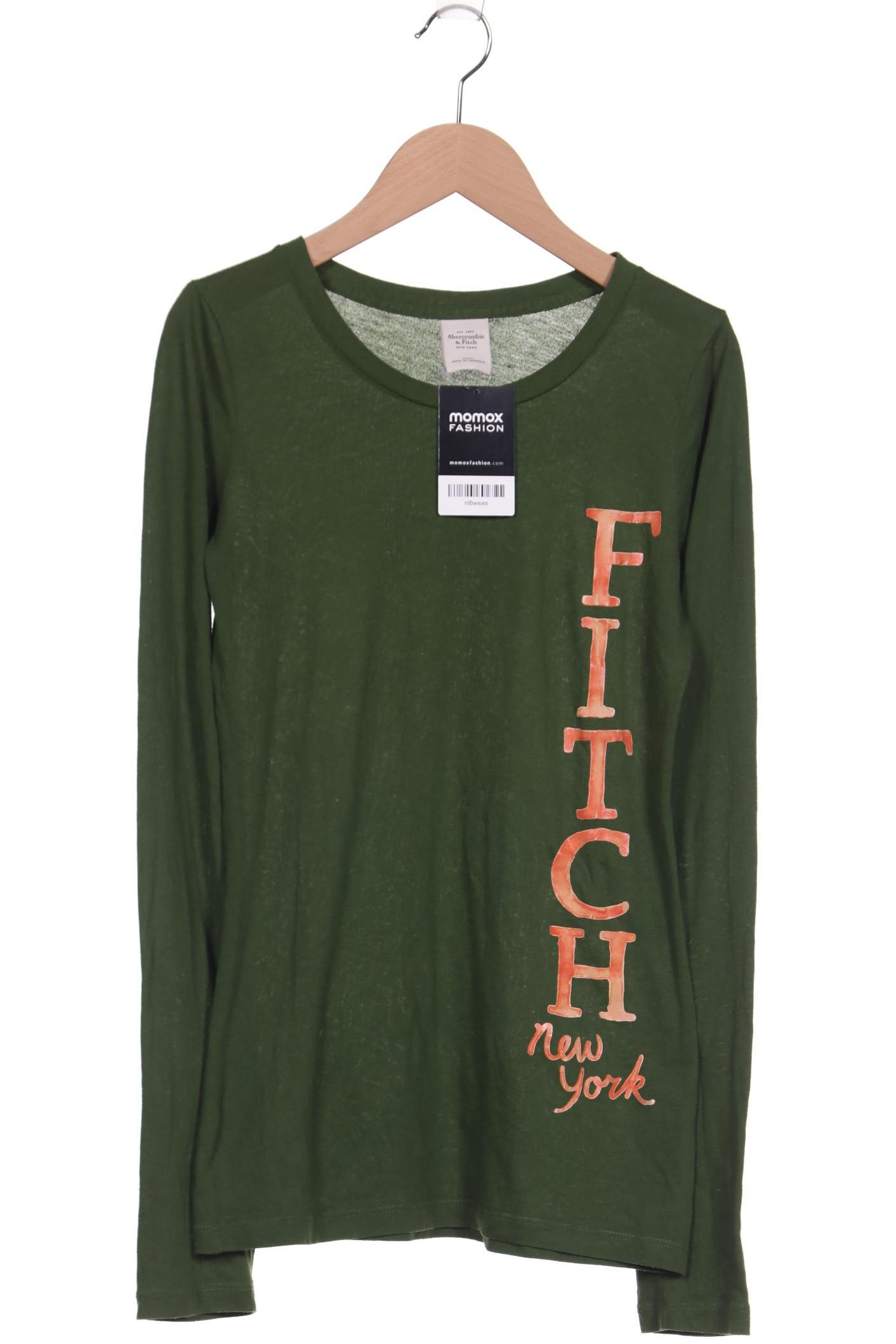 

Abercrombie & Fitch Damen Langarmshirt, grün