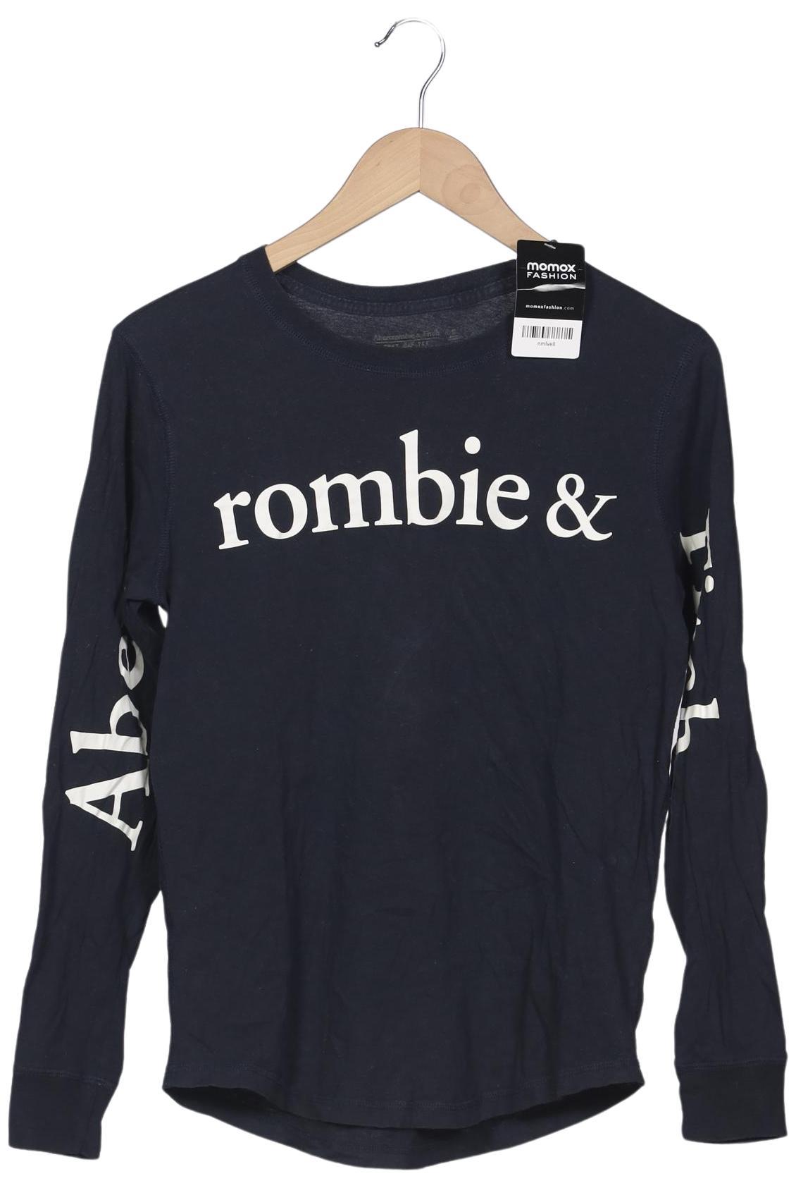

Abercrombie & Fitch Damen Langarmshirt, marineblau, Gr. 36