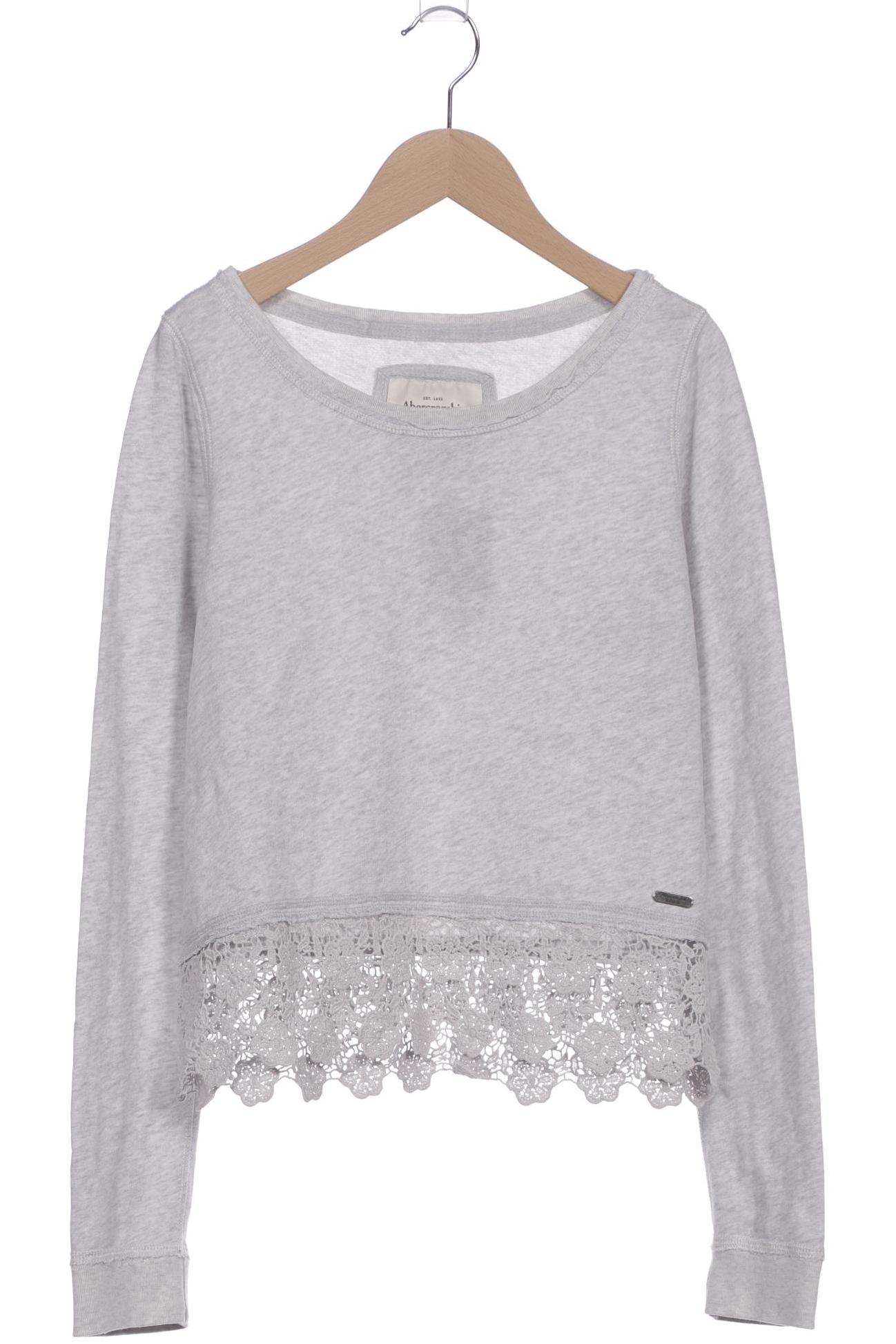 

Abercrombie & Fitch Damen Langarmshirt, grau, Gr. 42