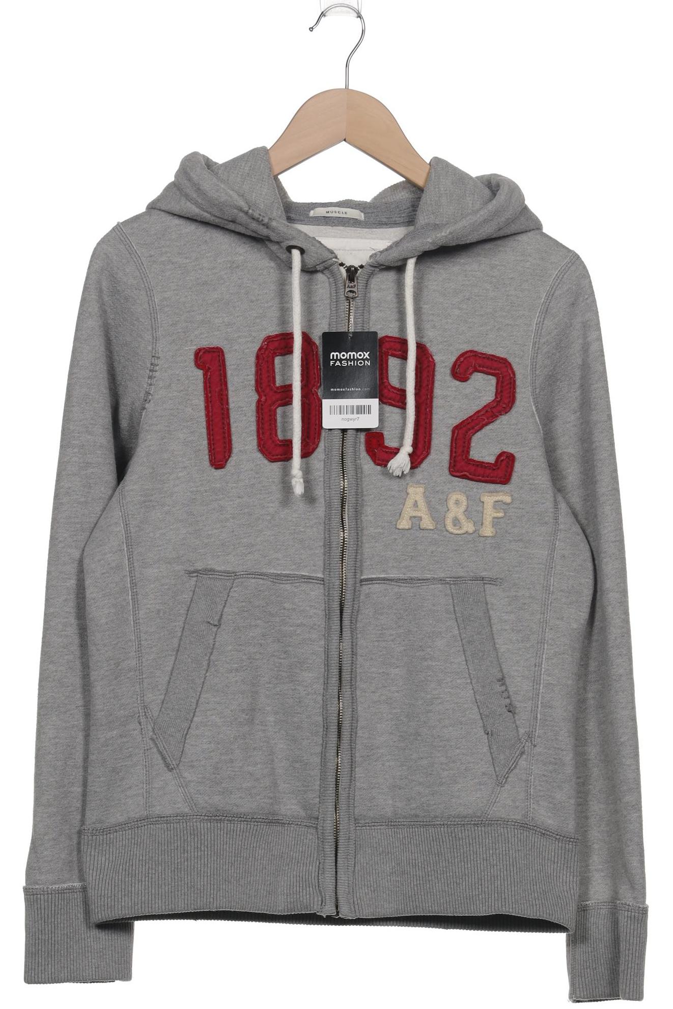 

Abercrombie & Fitch Damen Kapuzenpullover, grau, Gr. 36