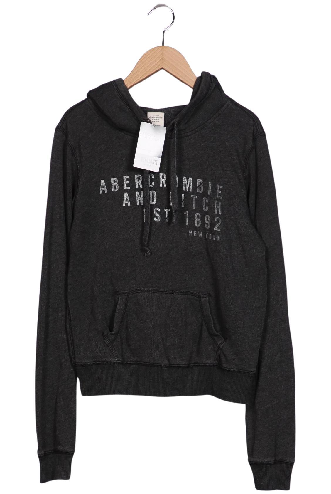 

Abercrombie & Fitch Damen Kapuzenpullover, grau, Gr. 36