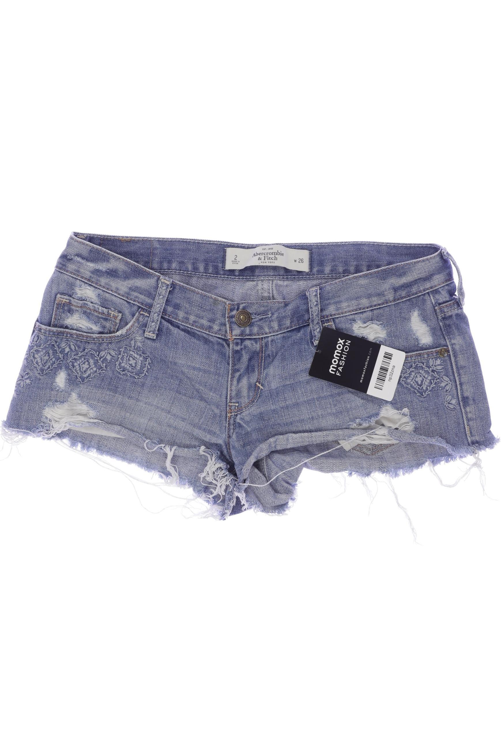 

Abercrombie & Fitch Damen Shorts, blau, Gr. 26