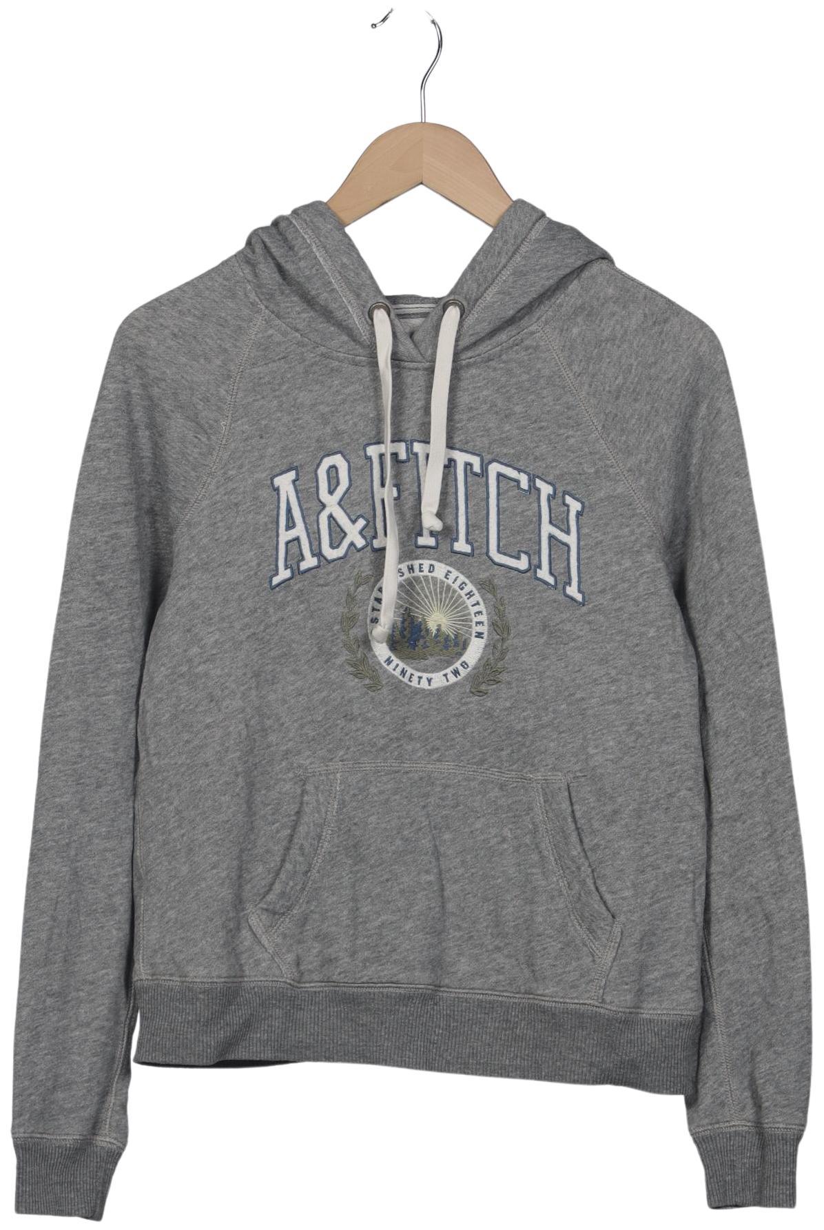 

Abercrombie & Fitch Damen Kapuzenpullover, grau, Gr. 38