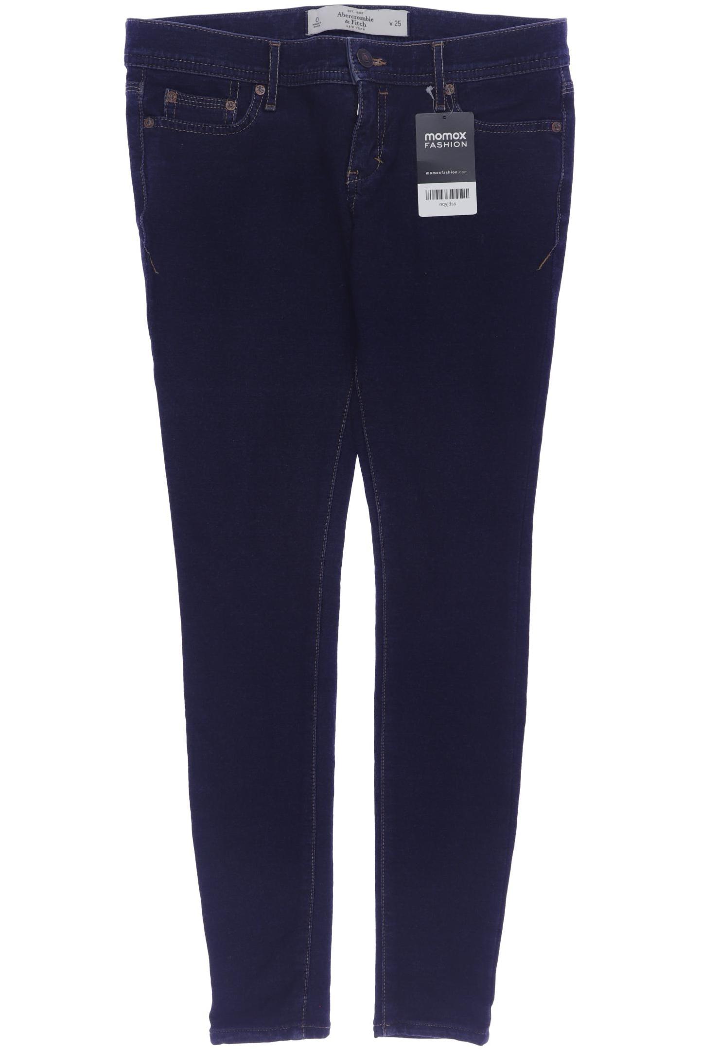 Thumbnail - Abercrombie &amp; Fitch Damen Stoffhose, marineblau, Gr. 25
