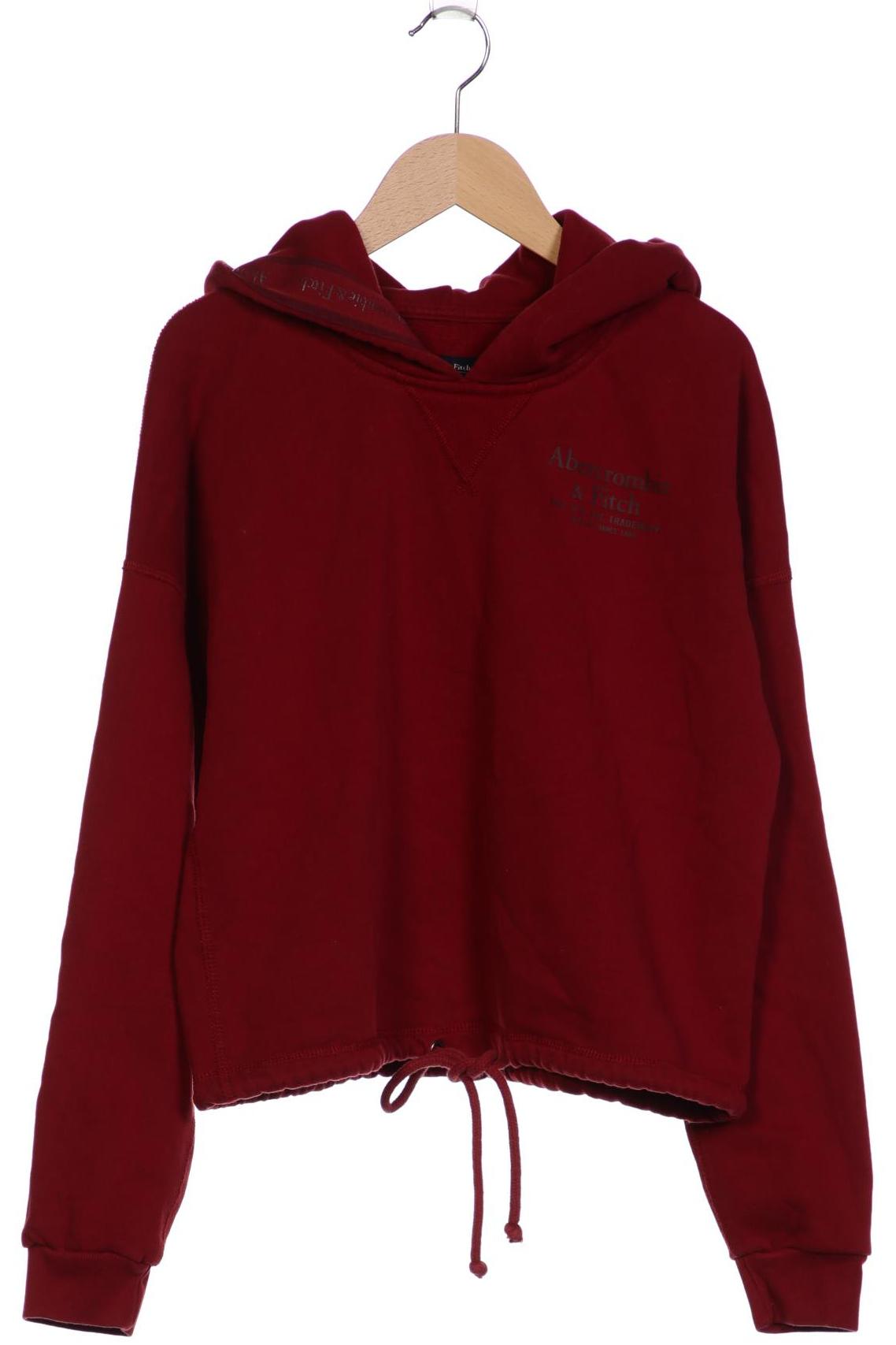 

Abercrombie & Fitch Damen Kapuzenpullover, bordeaux, Gr. 36