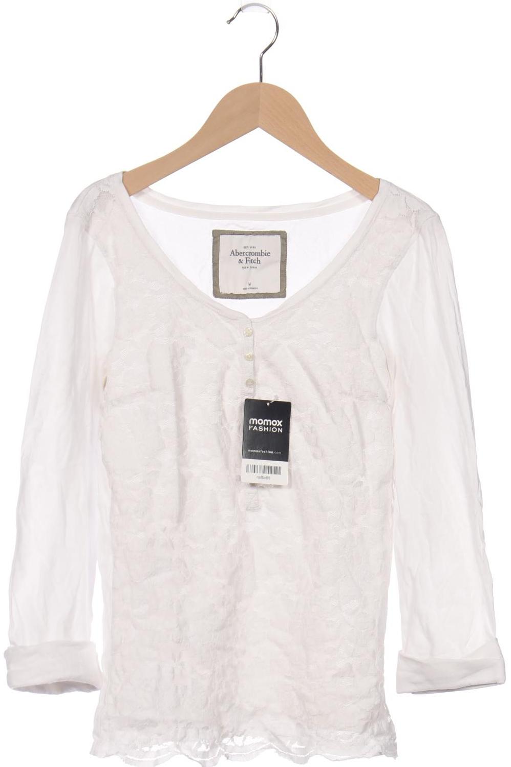 

Abercrombie & Fitch Damen Langarmshirt, weiß