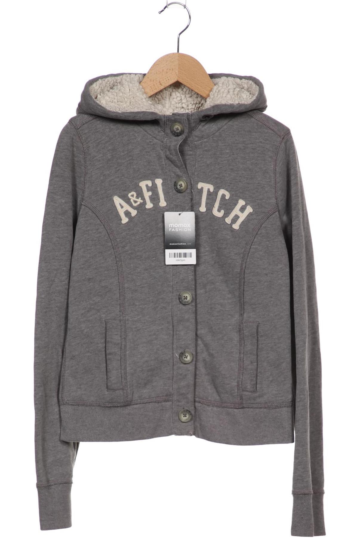 

Abercrombie & Fitch Damen Kapuzenpullover, grau