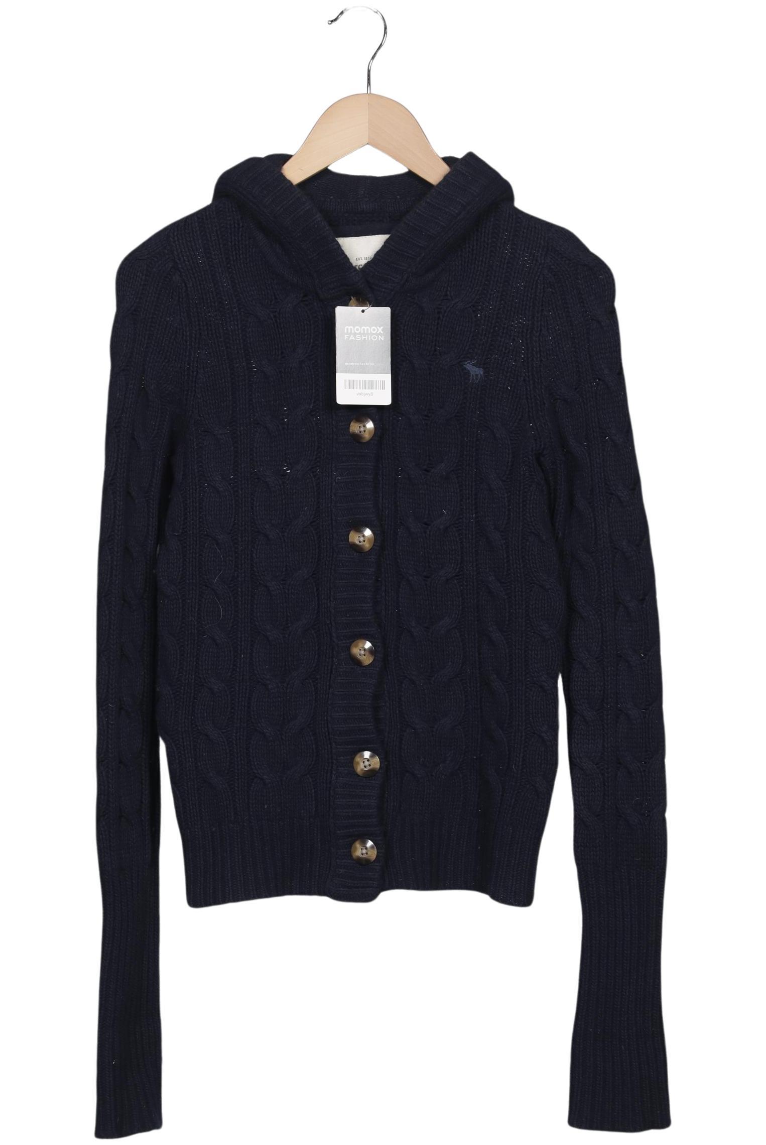 

Abercrombie & Fitch Damen Strickjacke, marineblau, Gr. 42