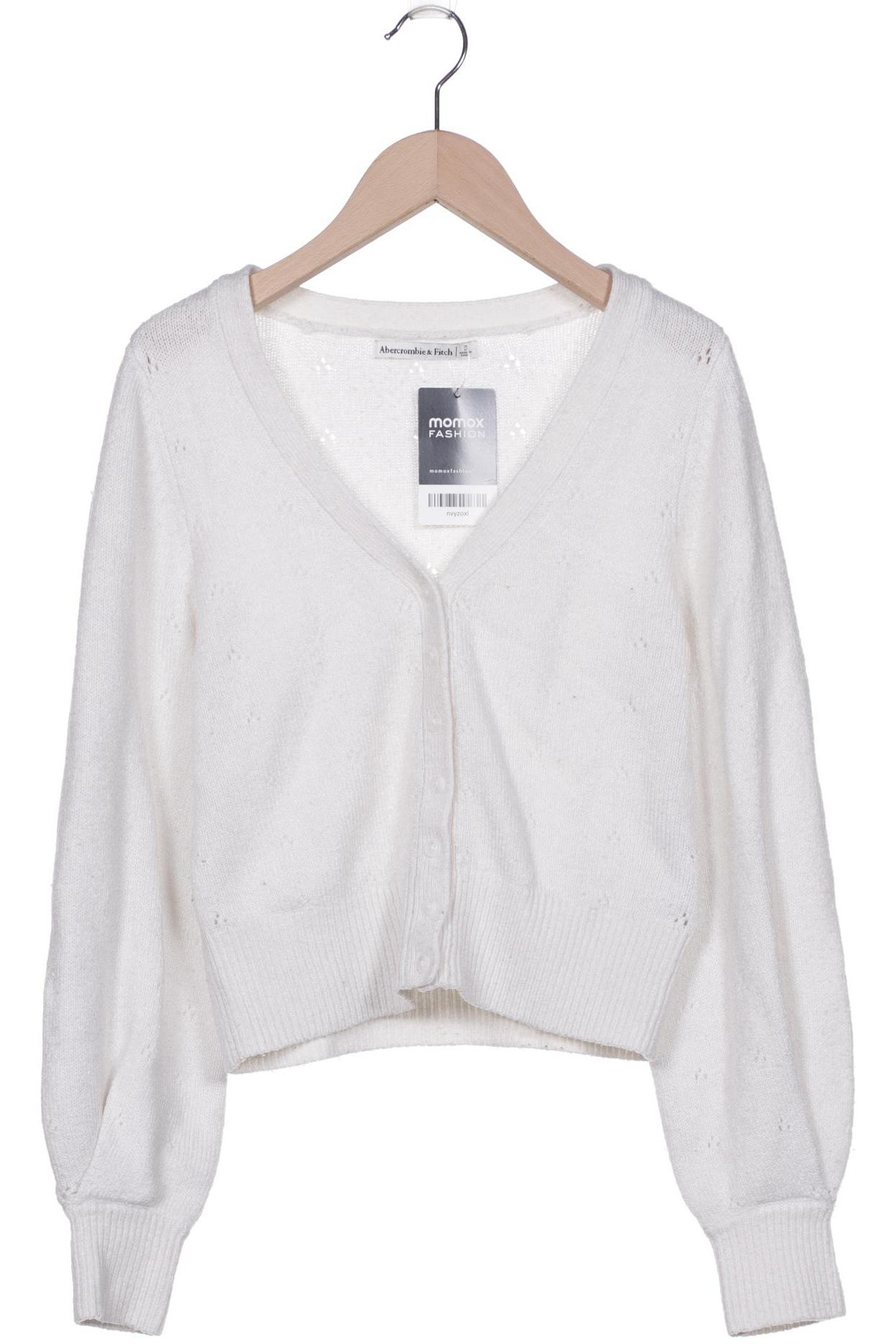 

Abercrombie & Fitch Damen Strickjacke, weiß