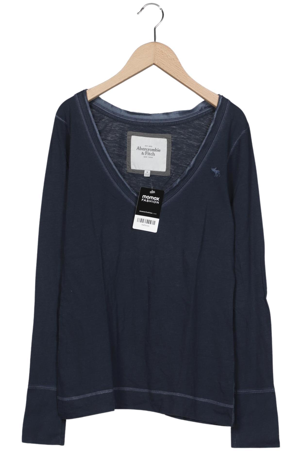 

Abercrombie & Fitch Damen Langarmshirt, marineblau, Gr. 38