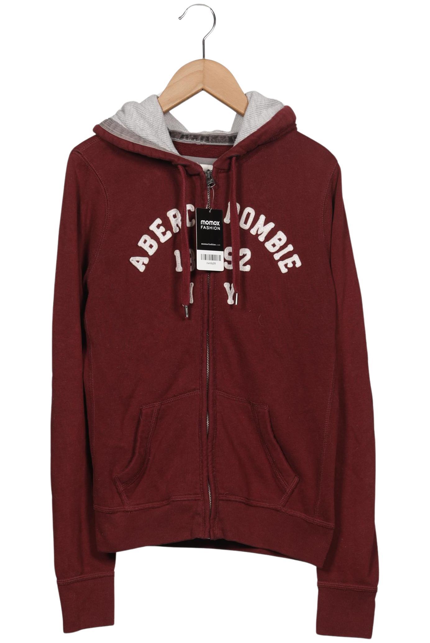 

Abercrombie & Fitch Damen Kapuzenpullover, bordeaux, Gr. 42